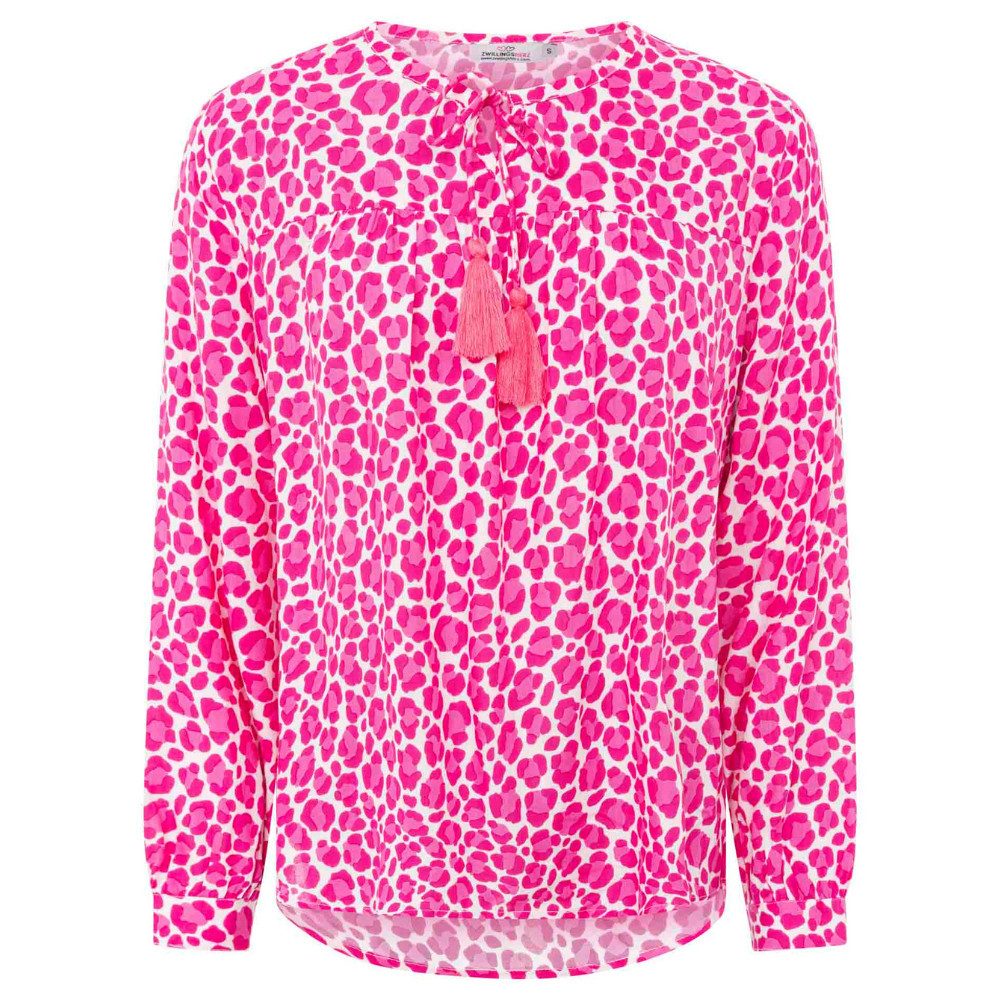 Zwillingsherz Langarmbluse Zwillingsherz Bluse Classic Leo