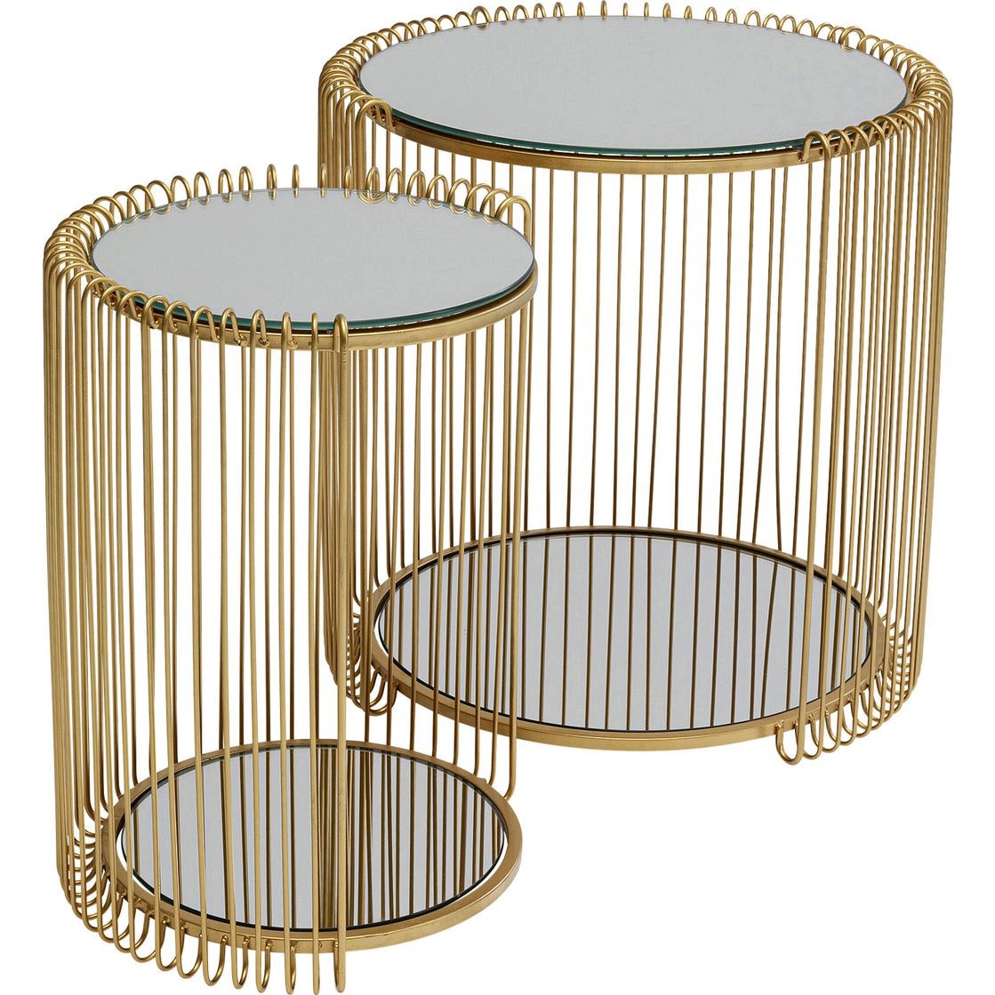 Kare Design Beistelltisch Wire Double, mit günstig online kaufen