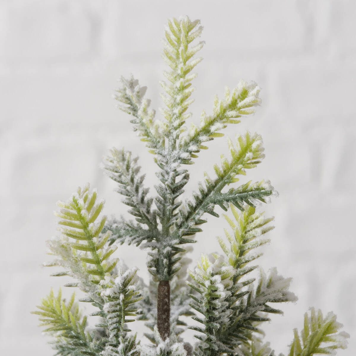 BOLTZE Künstlicher Weihnachtsbaum Künstlicher Tannenbaum in einem Topf aus Jute TANNE, 22 cm, künstlich, in einem Jute-Topf