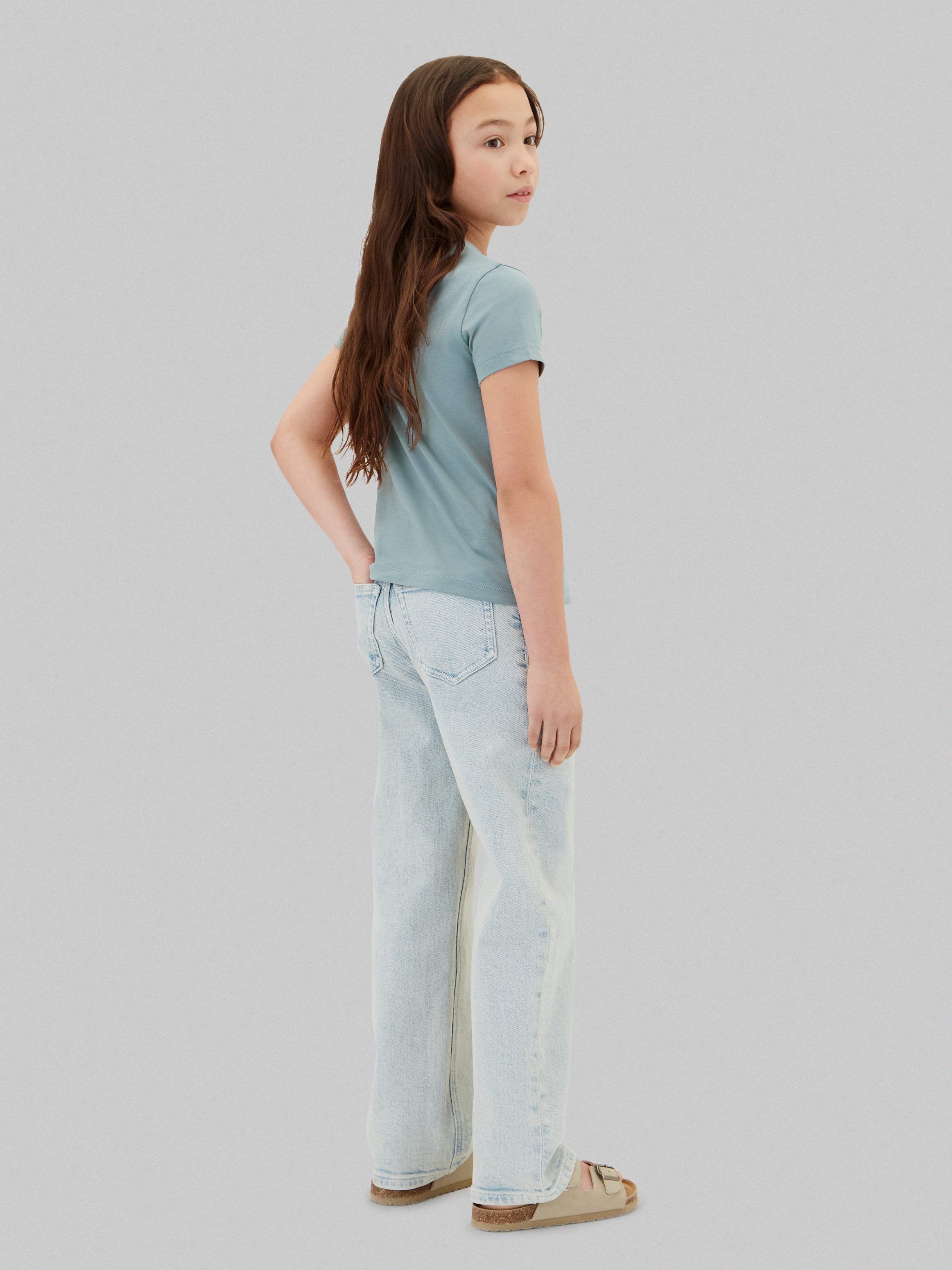 Calvin Klein Jeans T-Shirt Rundhalsausschnitt, Slim Fit, reine Baumwolle