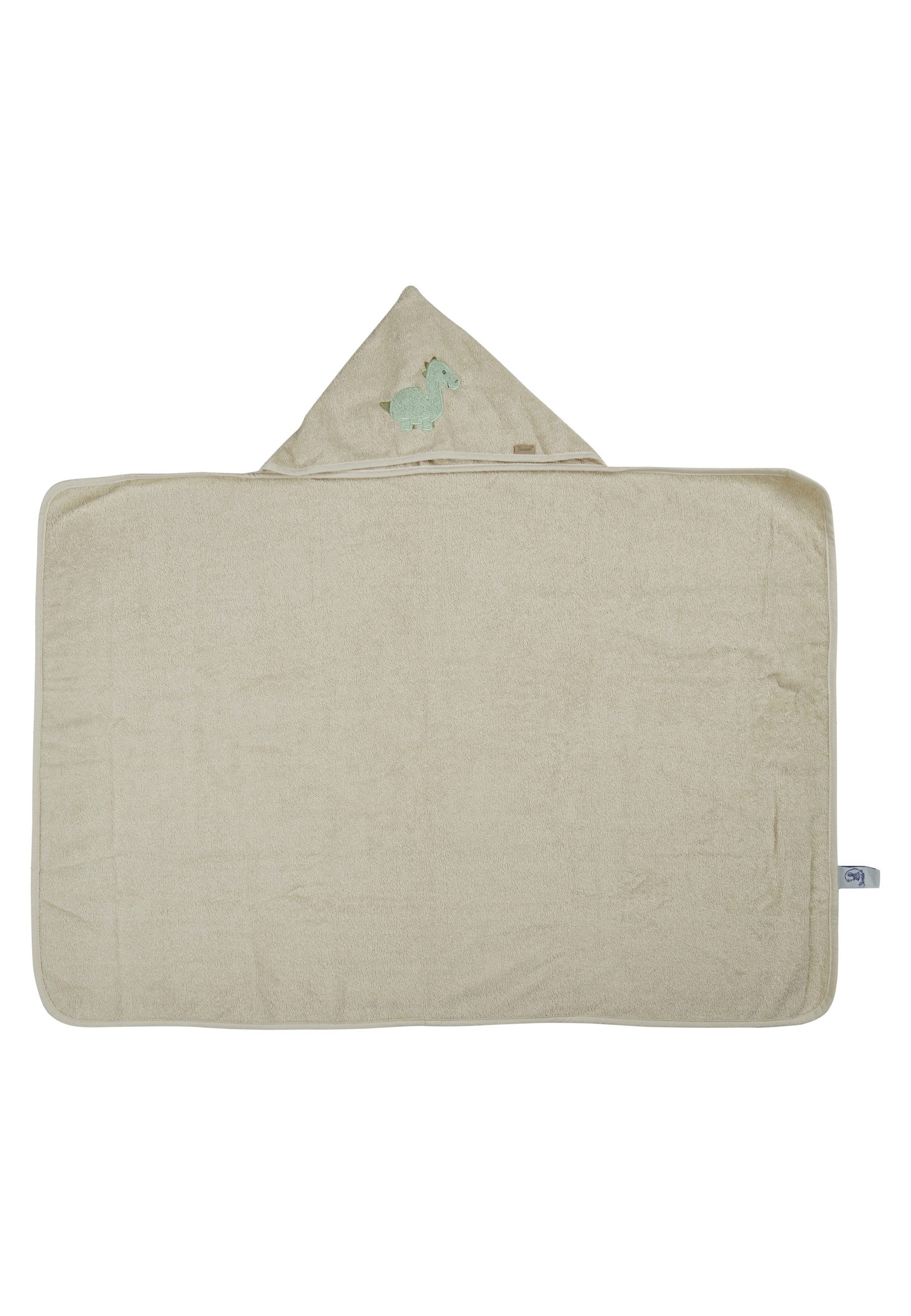 Sterntaler® Банные полотенца Kapuzenbadetuch Dino Rexi 70x100 cm, 100 % Baumwolle (1-St), rechteckige Form und süße Applikation auf der Kapuze