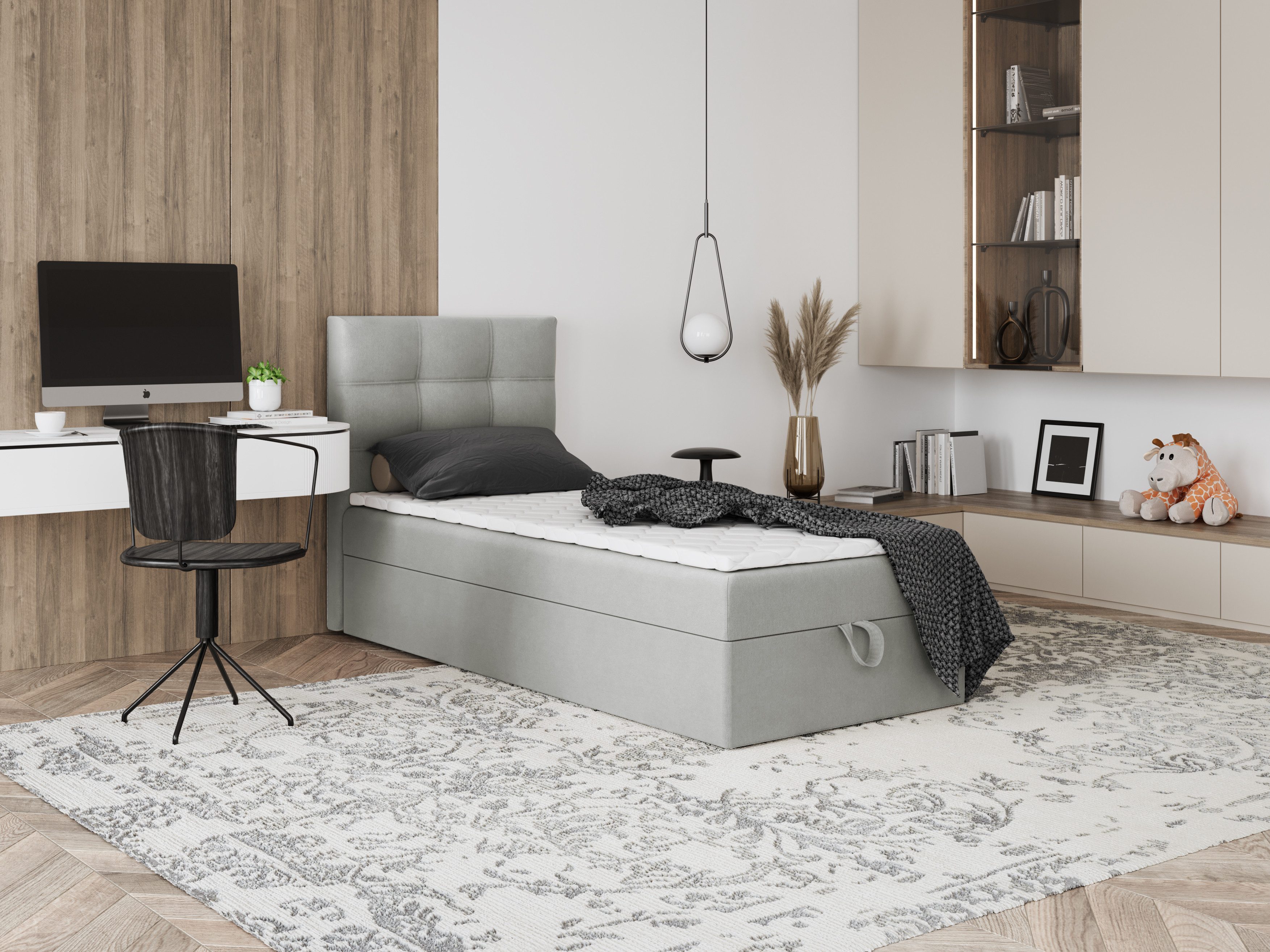 Godre Boxspringbett mit Bettkasten EWORA MINI günstig online kaufen