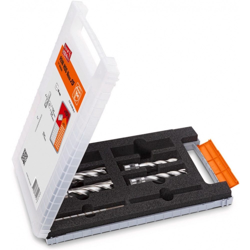 Fein Elektrowerkzeug-Set Fein Best of 25mm HSS Weldon Zubehörset Kernbohrer.