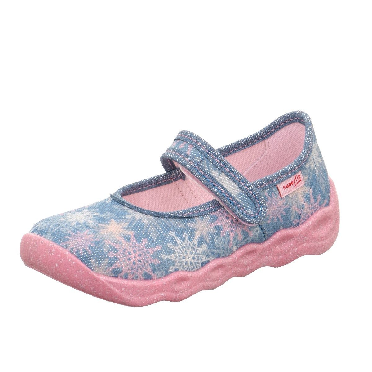 Superfit Superfit Mädchen Hausschuh leichter Glitzerlook Hausschuh