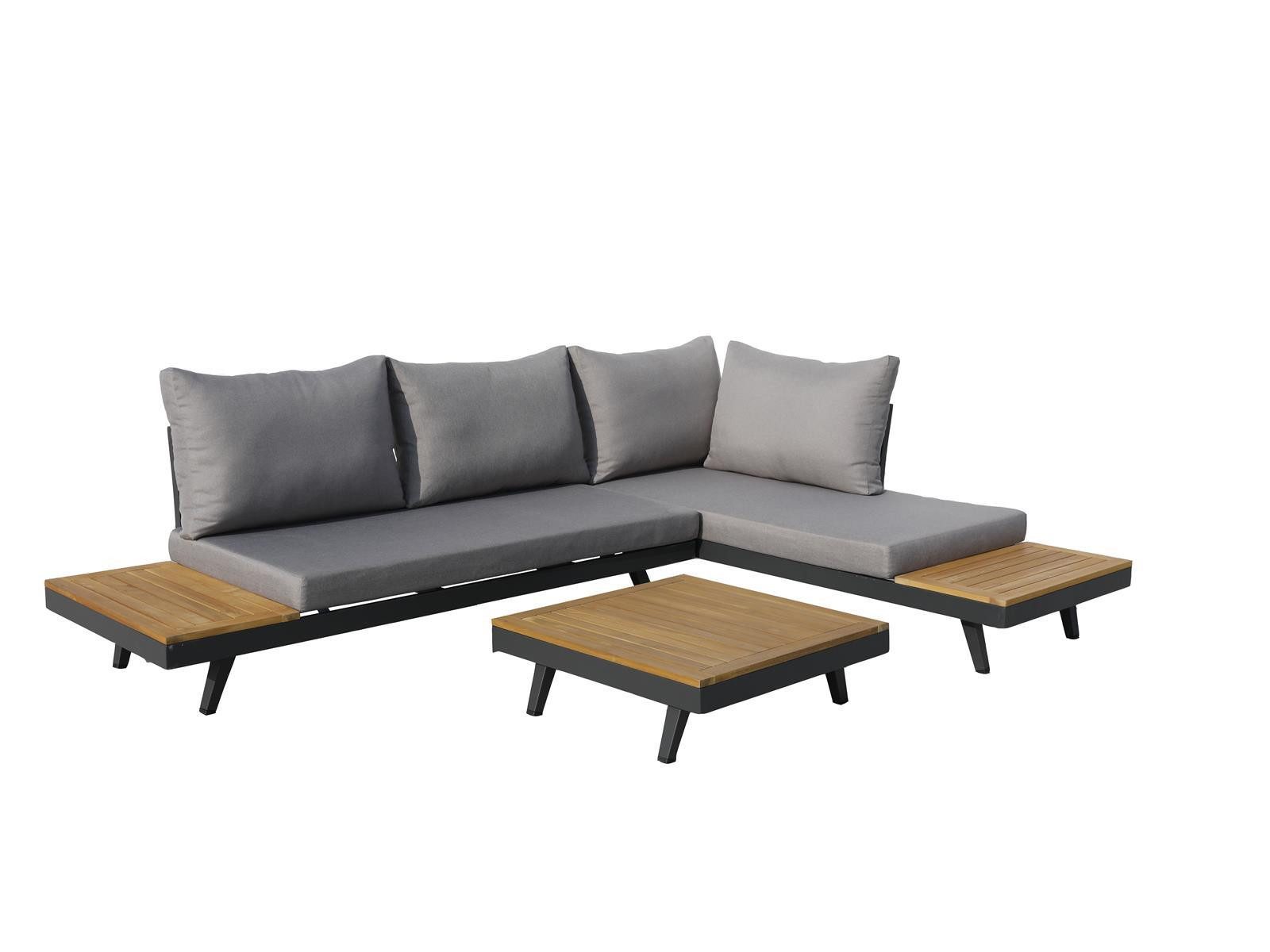 GreenSpirit Loungeset Lounge-Set NAXOS, 3-teilig, Aluminium, Green Spirit®