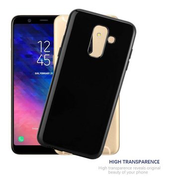 Cadorabo Handyhülle Samsung Galaxy A6 PLUS 2018 Samsung Galaxy A6 PLUS 2018, Flexible TPU Silikon Handy Schutzhülle - Hülle - ultra slim