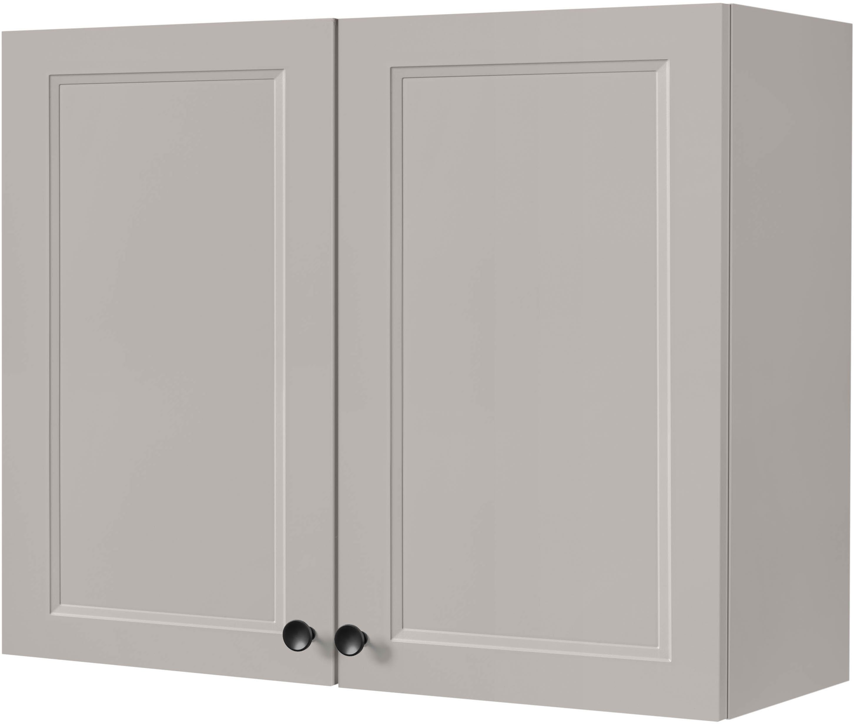 nobilia® Hängeschrank "Cascada", vormontiert, mit zwei Einlegeböden, Breite 90 cm