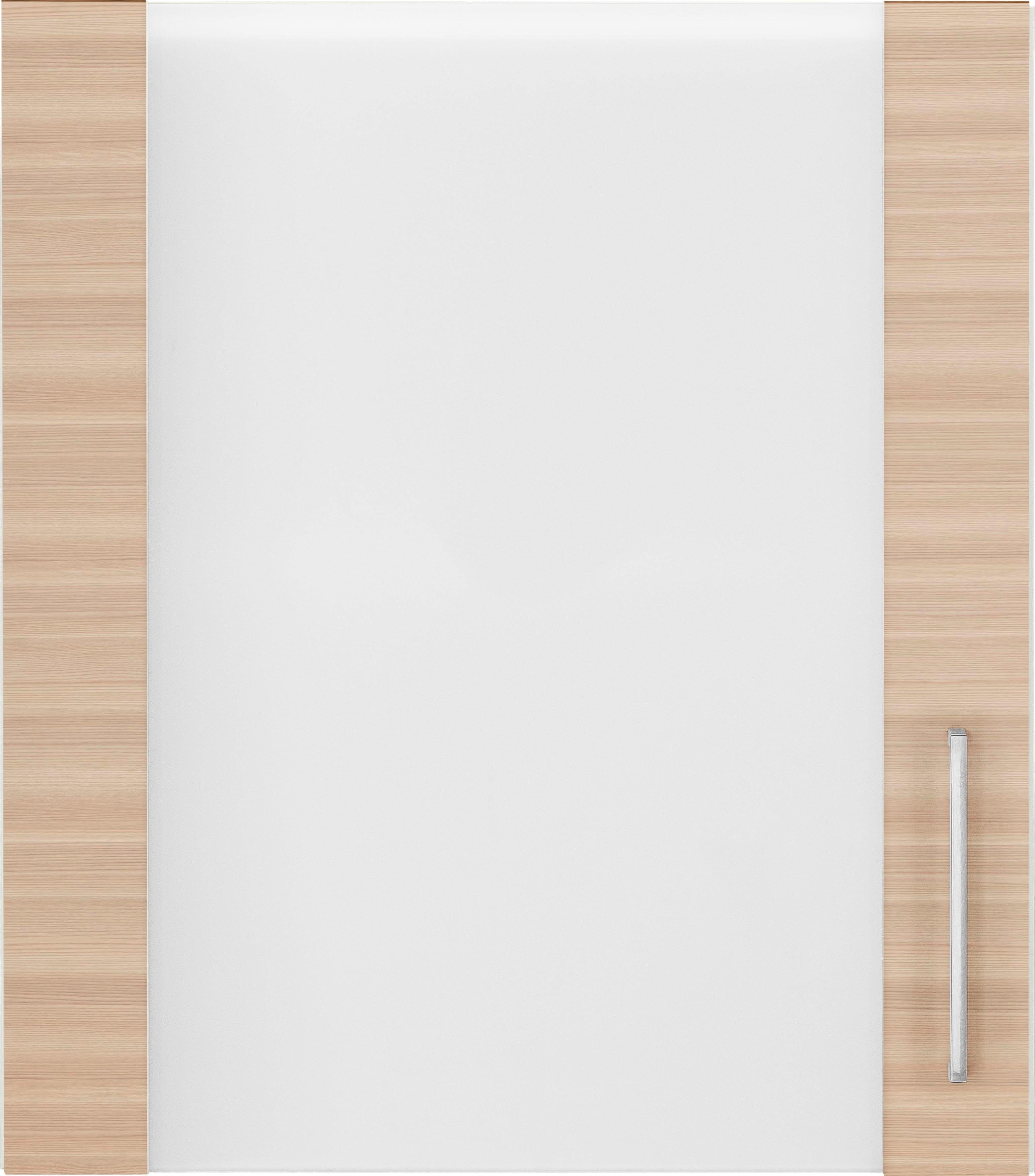 wiho Küchen Glashängeschrank Zell Breite 50 cm zen esche/weiß