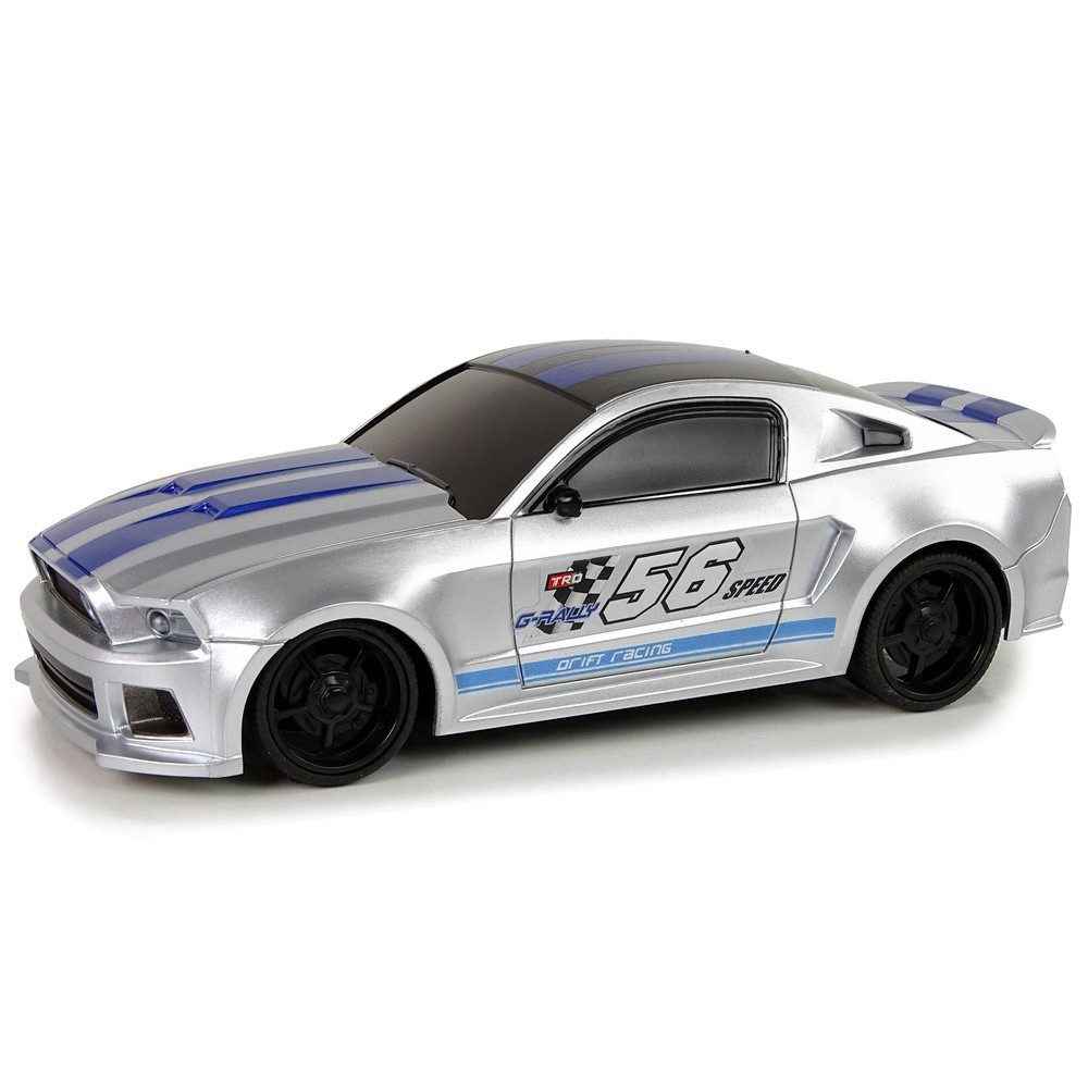 LEAN TOYS RC-Auto Sportwagen Rennflitzer Funkauto (Spar-Set, 1-tlg., 18 x 8,5 x 6 cm sportlich), Maßstab 1:24, Gummireifen, Funksteuerung, CE-geprüft