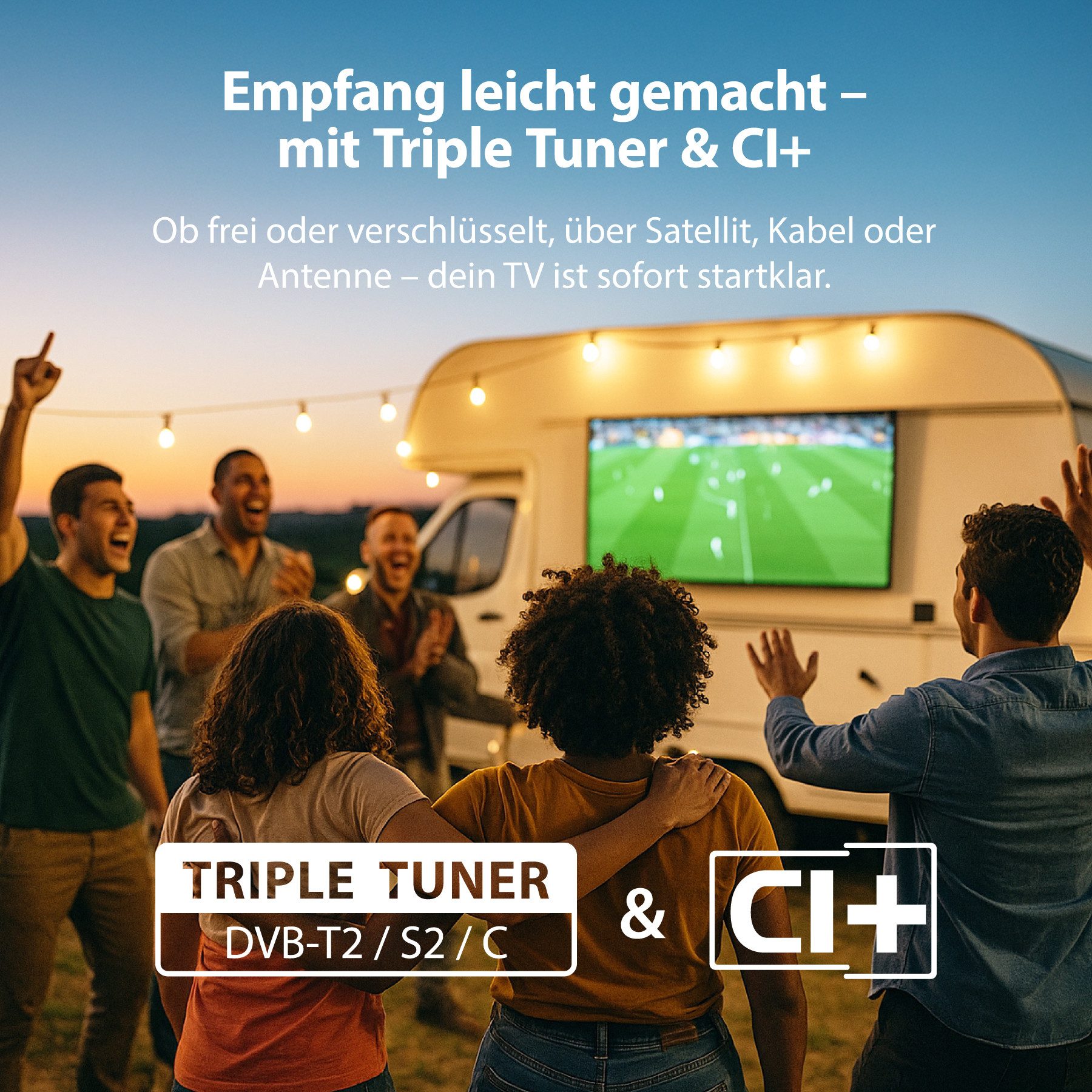 Dyon Smart 24 VX-V LED-Fernseher (60 sch...