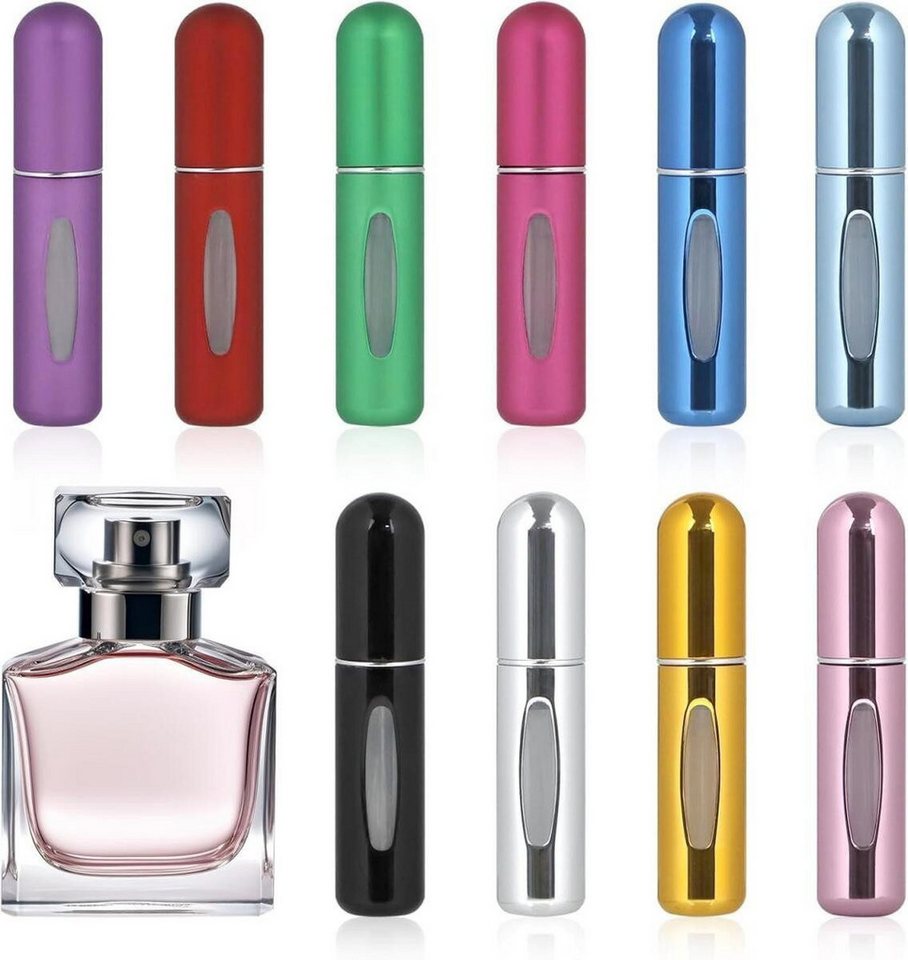 FELIXLEO Sprühflasche Parfümzerstäuber 5ml Nachfüllbar Tragbar für Reisen