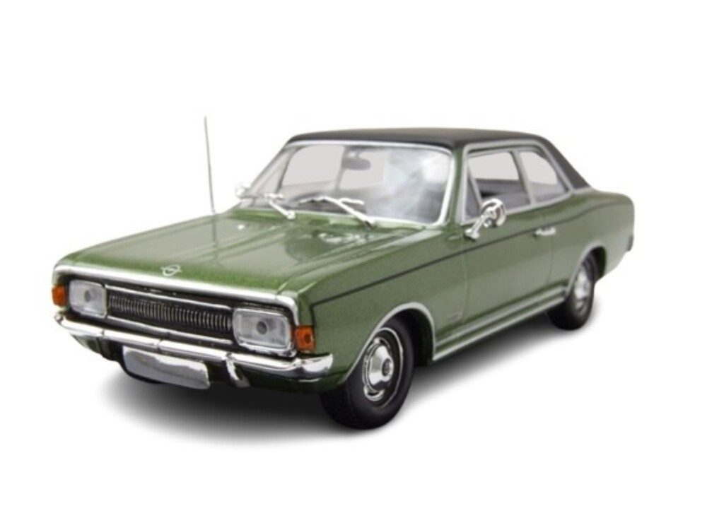 Maxichamps Modellauto Opel Commodore A 1970 grün metallic, Maßstab 1:43