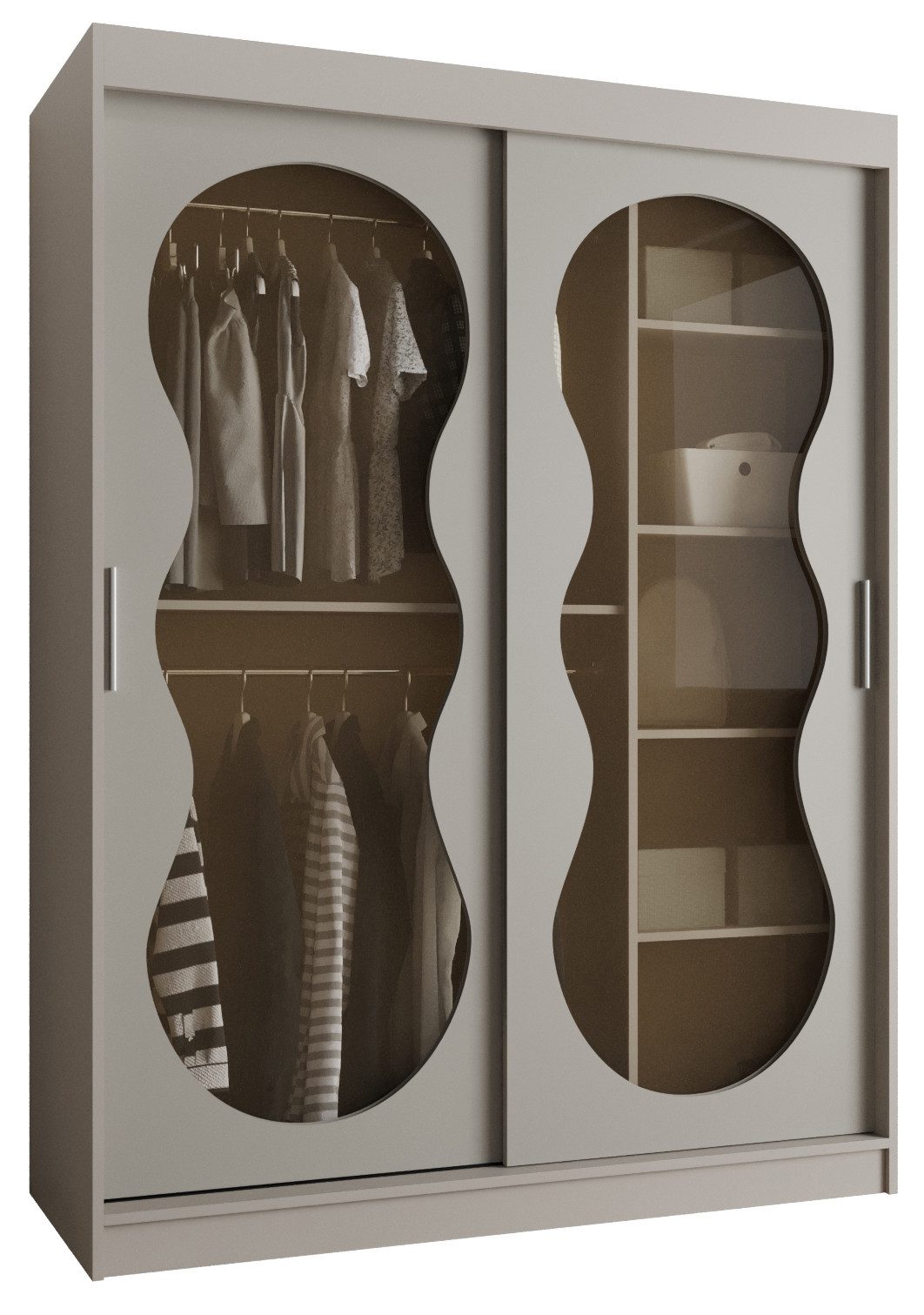 ABIKS MÖBEL Schwebetürenschrank BAHRAJN 3 Schlafzimmerschrank - mit Schiebe günstig online kaufen