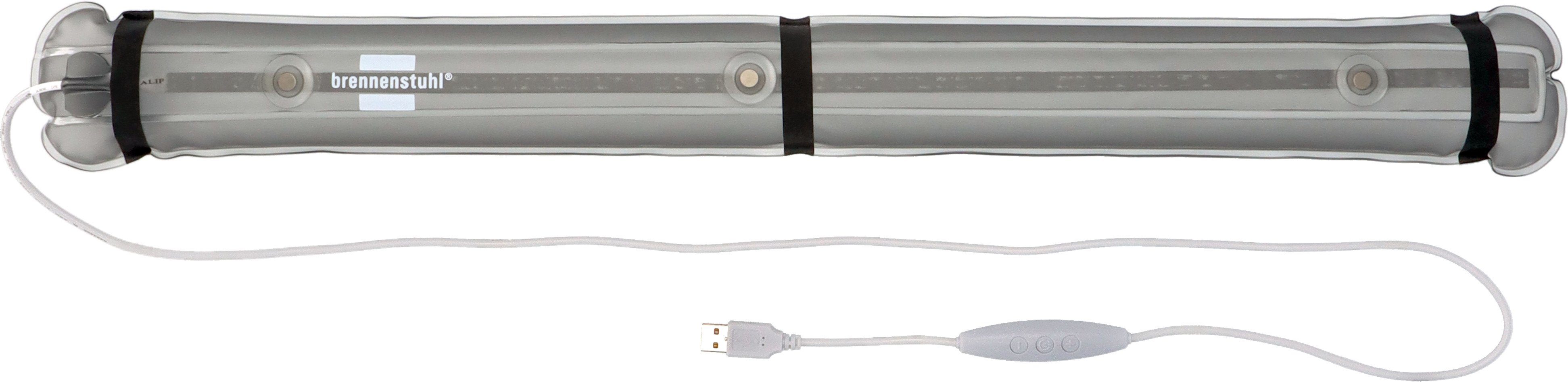 fest Air LED Kabel faltbare stufenlos aufblasbar, OLI Brennenstuhl LED Gartenleuchte dimmbar, mit integriert, Röhre USB 1, 1m LED