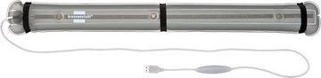 Brennenstuhl LED Gartenleuchte OLI Air 1, LED fest integriert, aufblasbar, stufenlos dimmbar, faltbare LED Röhre mit 1m USB Kabel