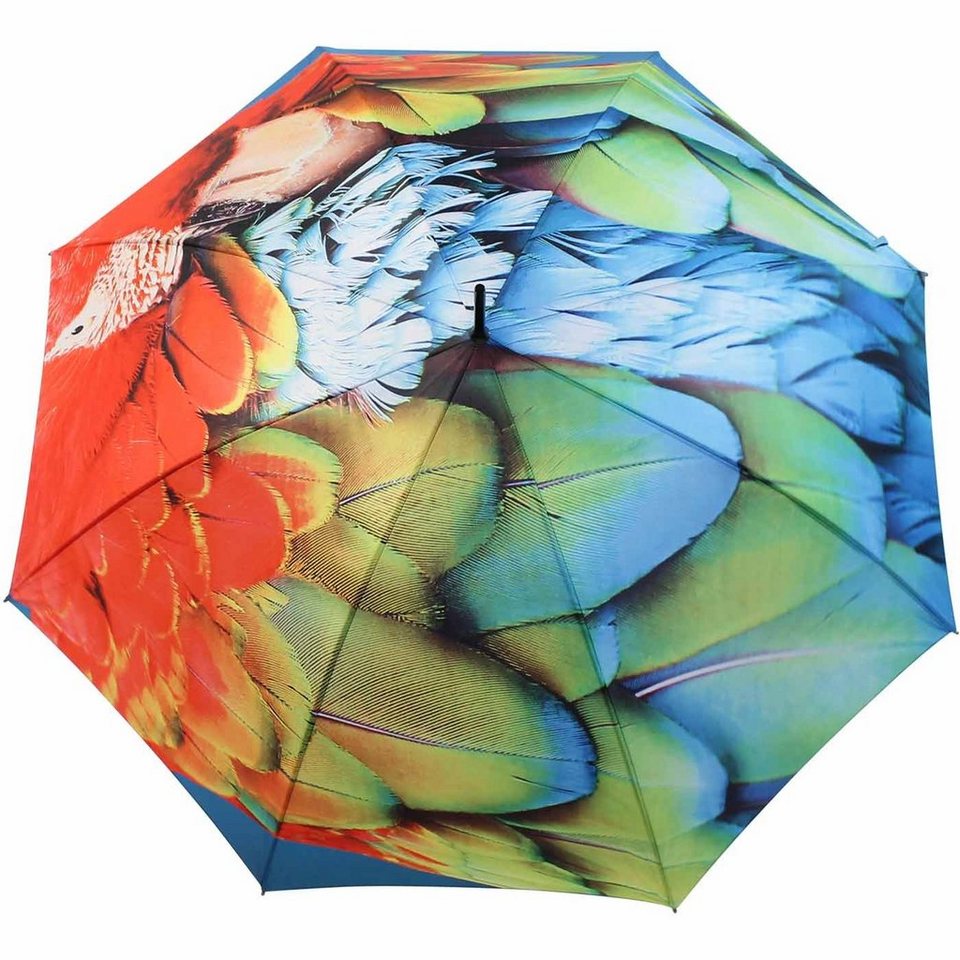 436 formschönem wiegt Groß Gramm und Schirm Regenschirm nur stabil mit angenehme modern mit Langregenschirm Druck Art, auffälliger Auf-Automatik Griff, doppler® edler der