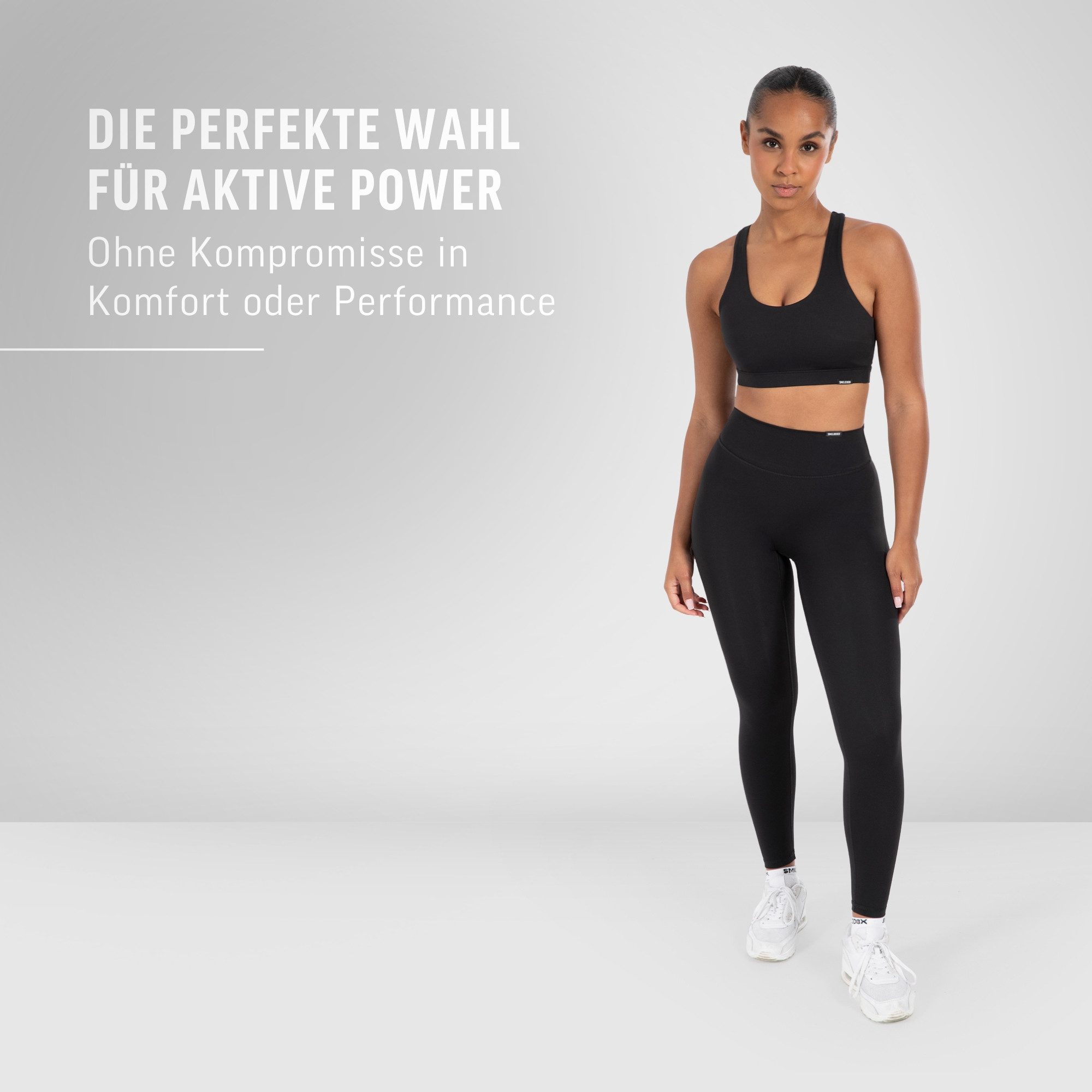 Smilodox Leggings Selina, High Waist Shaped Fit Yogahose, elastisches Material Blickdichte Push-Up Yoga Leggings, elastisch, seamless, Workout Gym