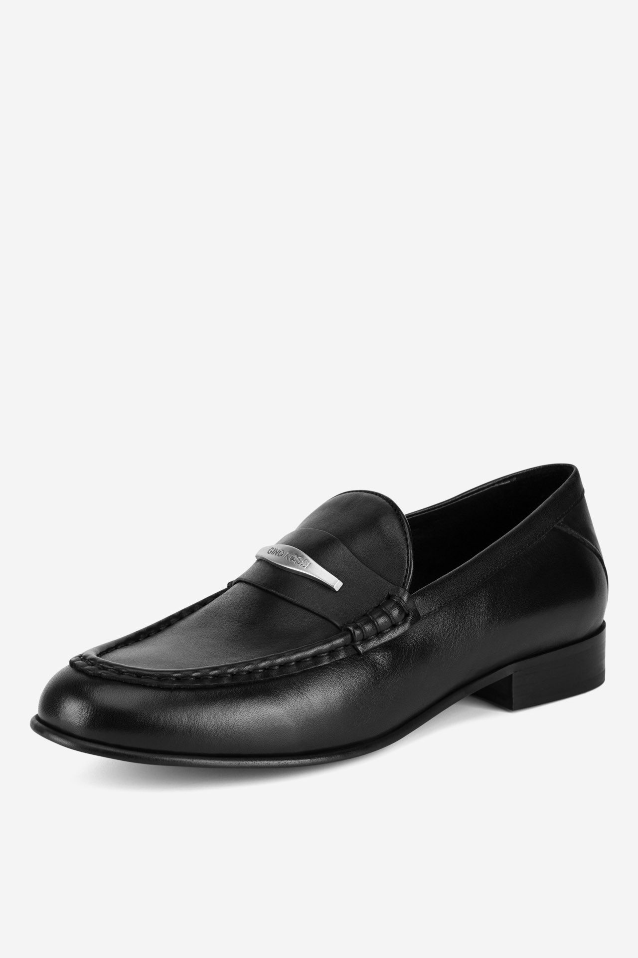 GINO ROSSI Gino Rossi ELYSE‑130 – Damen-Mokassins aus Leder Schwarz Slipper Klassisch, elegant, weich