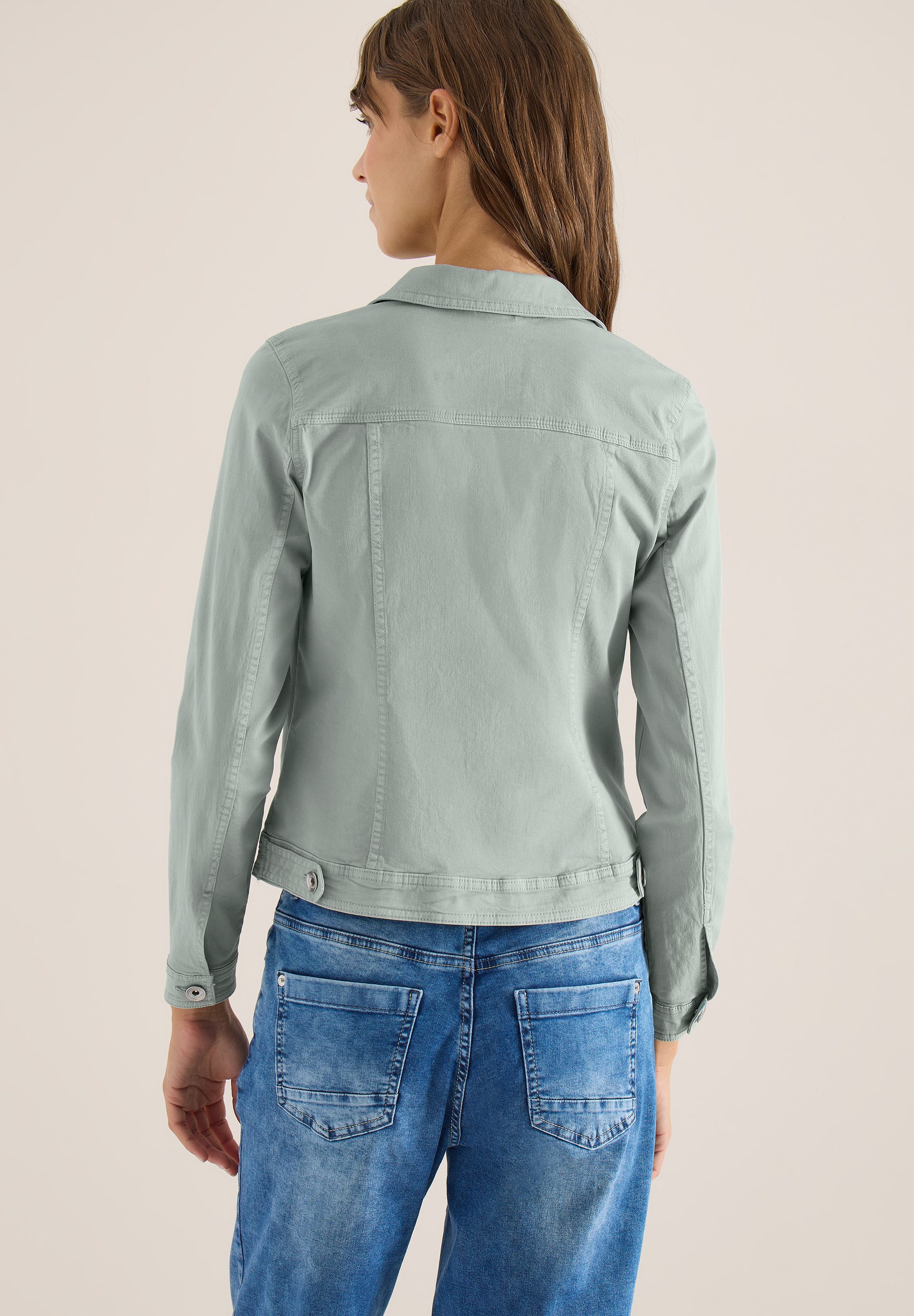 CECIL Jeansjacke mit Brust Taschen