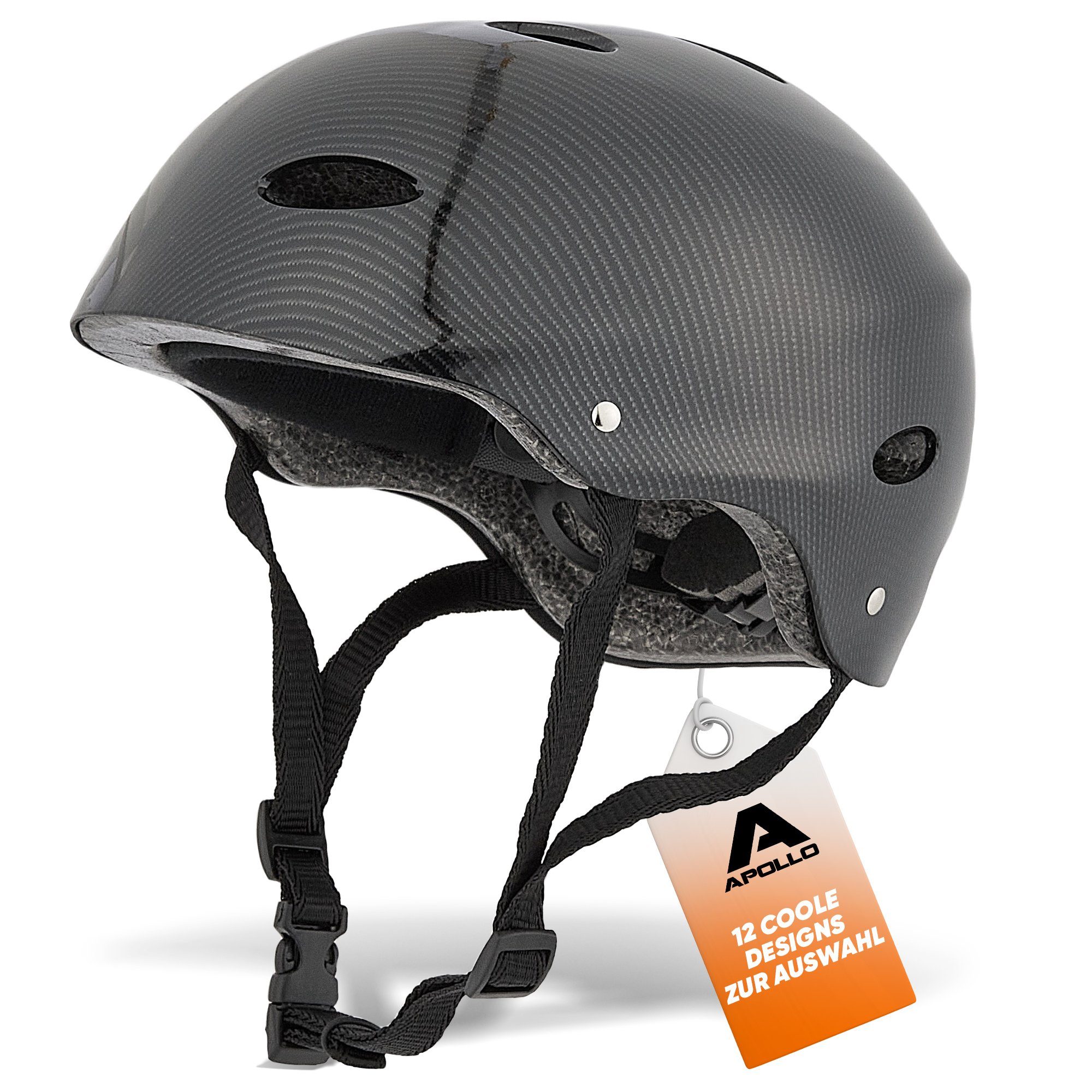 Apollo Kinderhelm Größenverstellbarer Schutzhelm Skatehelm mit, größenverstellbar