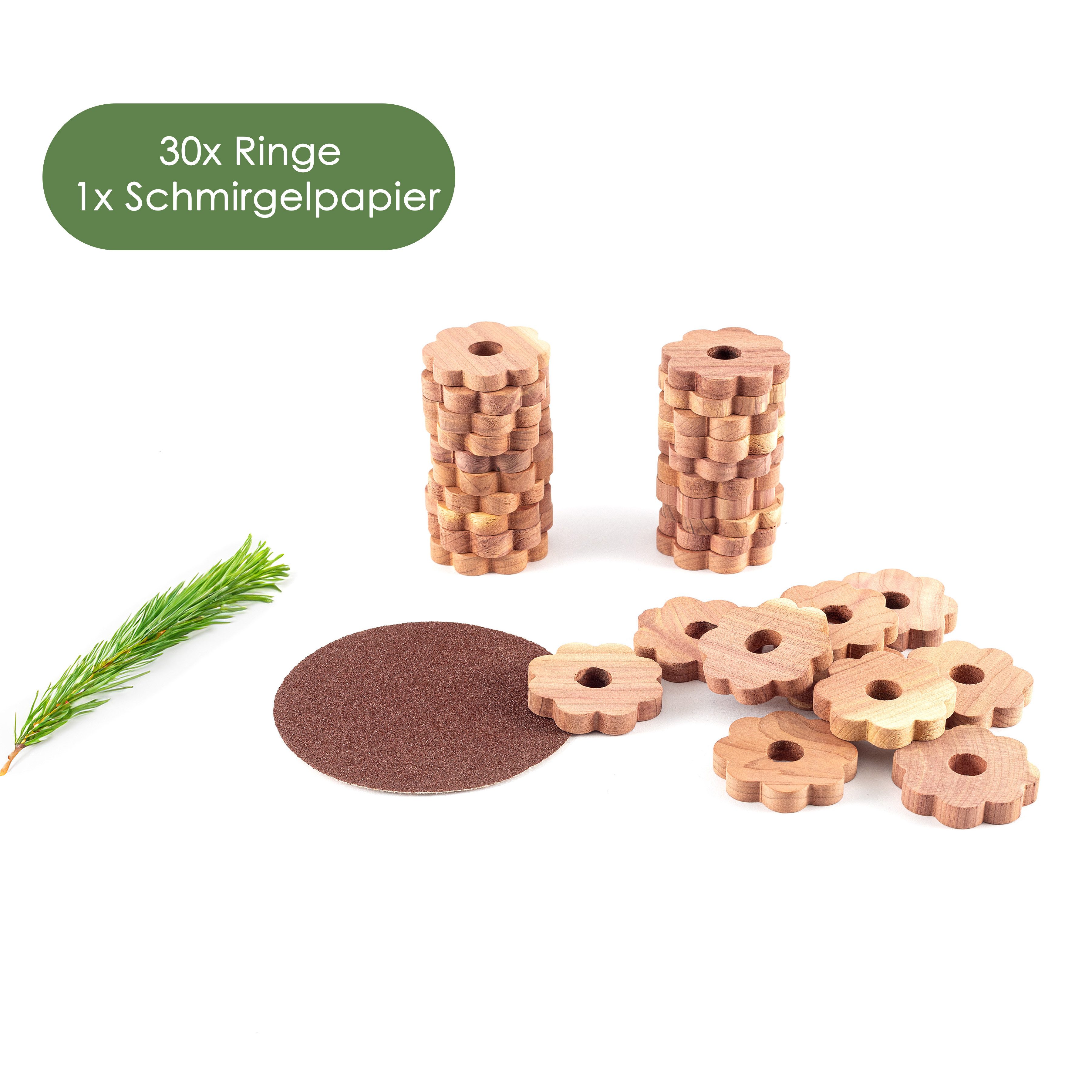 Hanseholz Kleiderbügel 40x Natürlicher Bio Mottenschutz günstig online kaufen