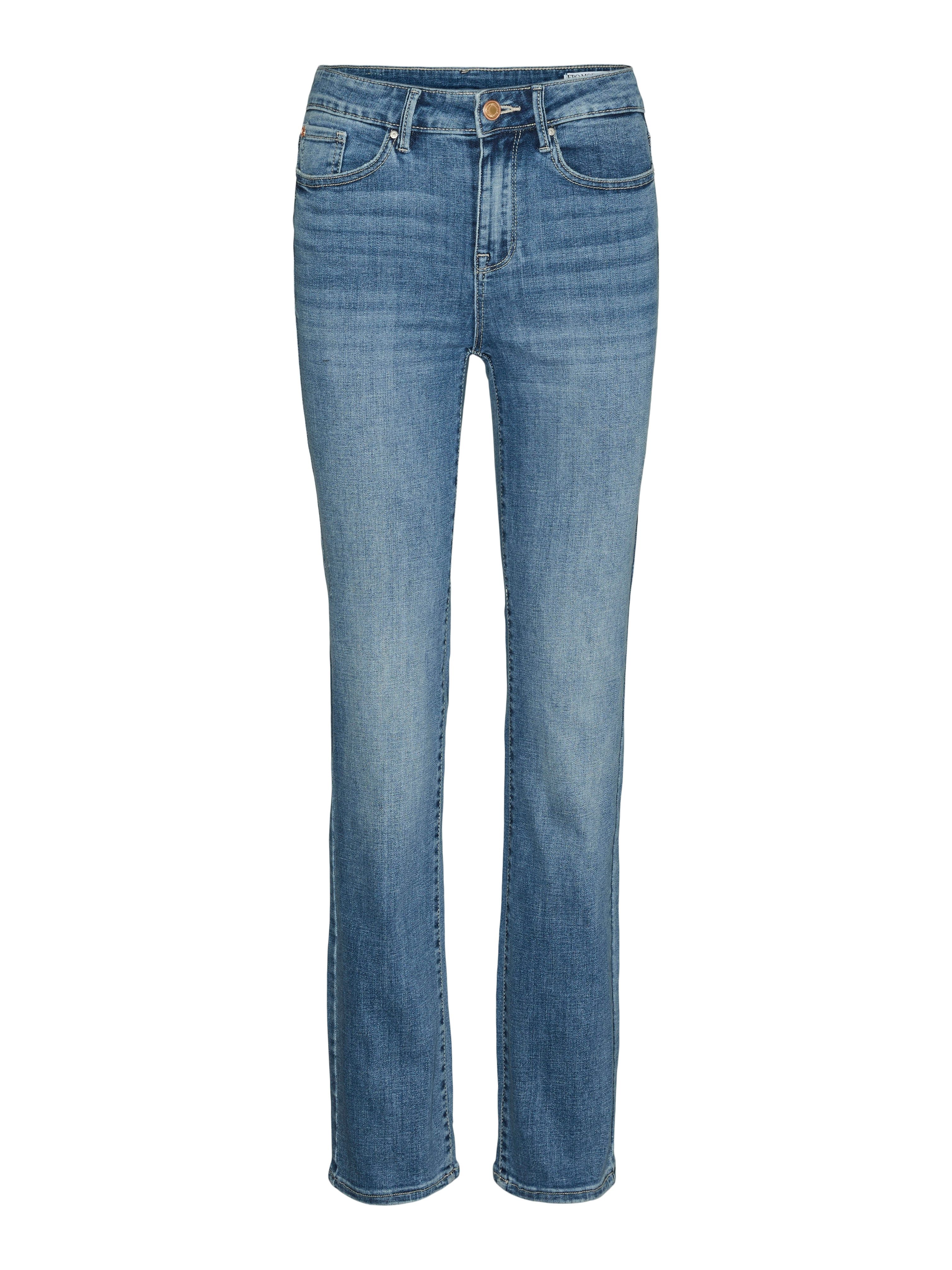 Straight-Jeans VMFLASH MR STRAIGHT JEANS LI347 GA NOOS