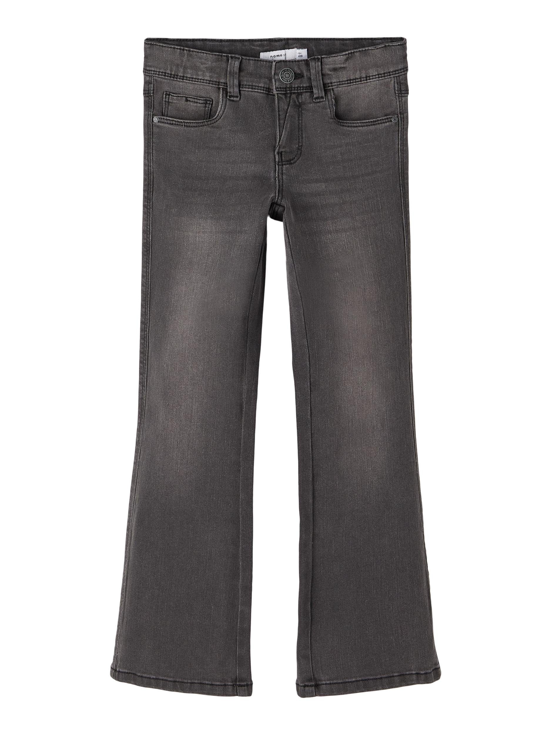 Name It Bootcut-Jeans BOOT NKFPOLLY 1142-AU dark grey NOOS mit Stretch SKINNY JEANS denim