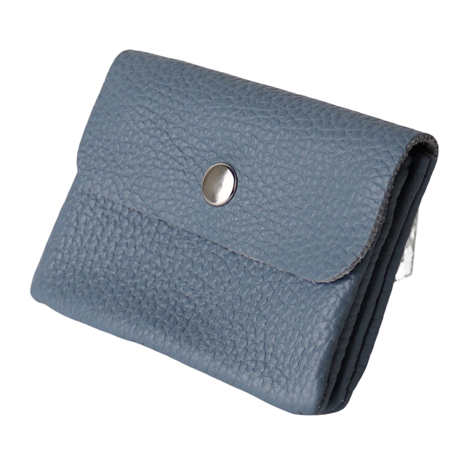 MIRROSI Mini Geldbörse Kleines Mittelgroßes Portemonnaie MADE IN ITALY Echtleder (11x8x2cm BxHxT), viele tolle Trendfarben zur Auswahl, leicht