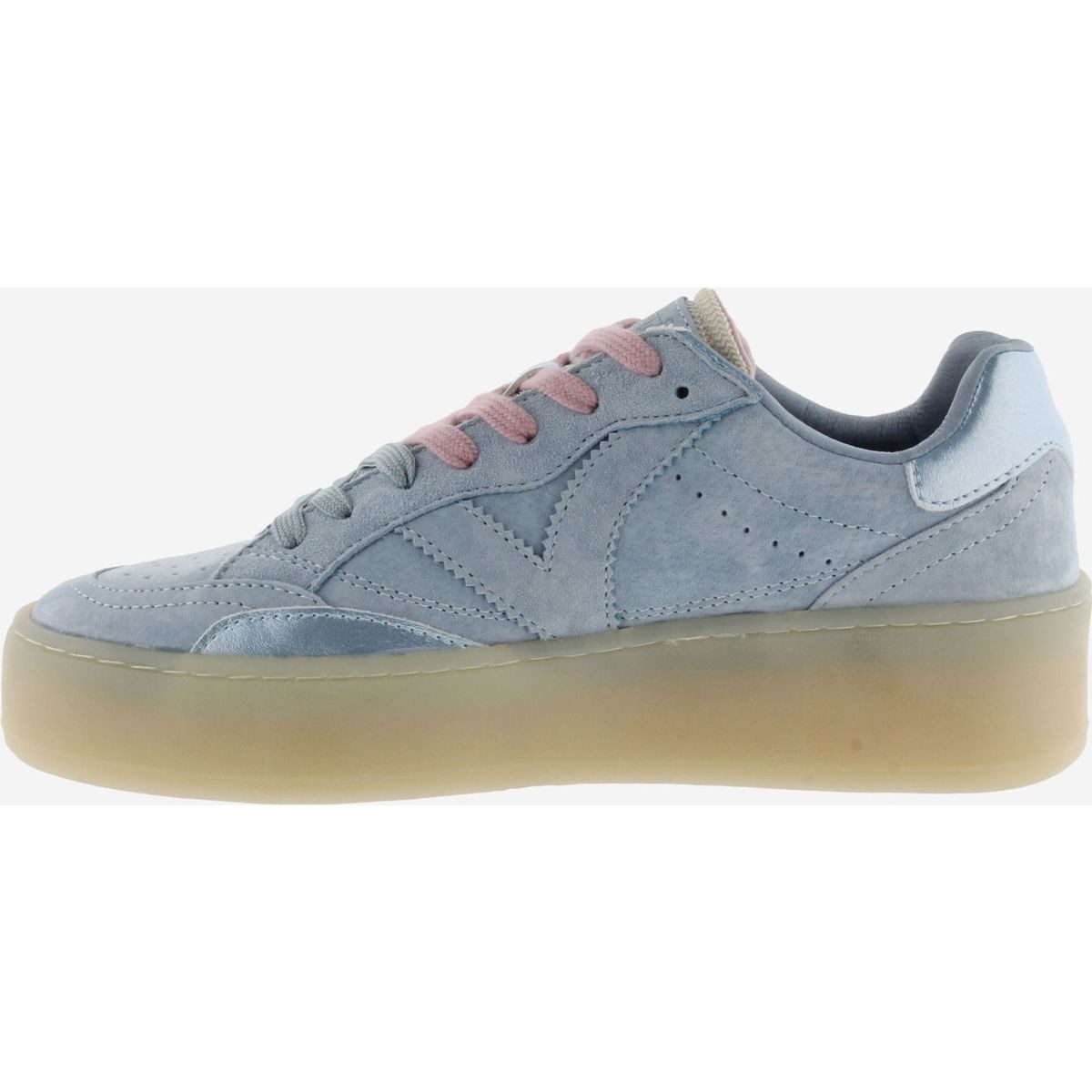 Victoria Turin Serraje Women Outdoorschuh Stilvolle Damen-Sneaker aus Veloursleder mit Plateau und