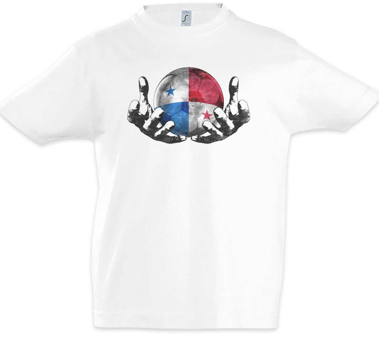 Print-Shirt Panama Football Magic Ball Kinder T-Shirt Panamaisch Panamanian