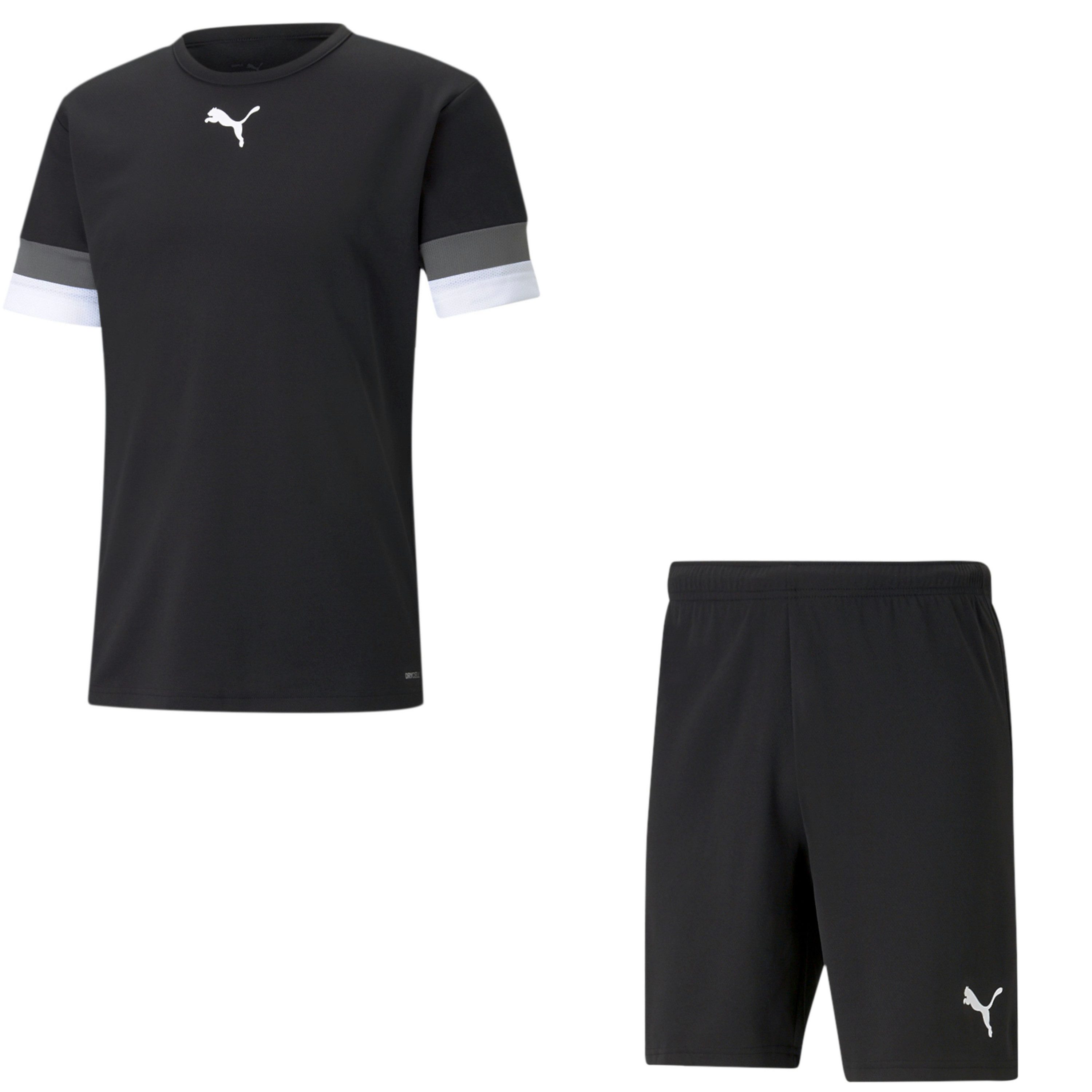 PUMA Fußballtrikot Puma Kinder Set Trikot+Hose teamRISE Jersey Jr 704938+704943