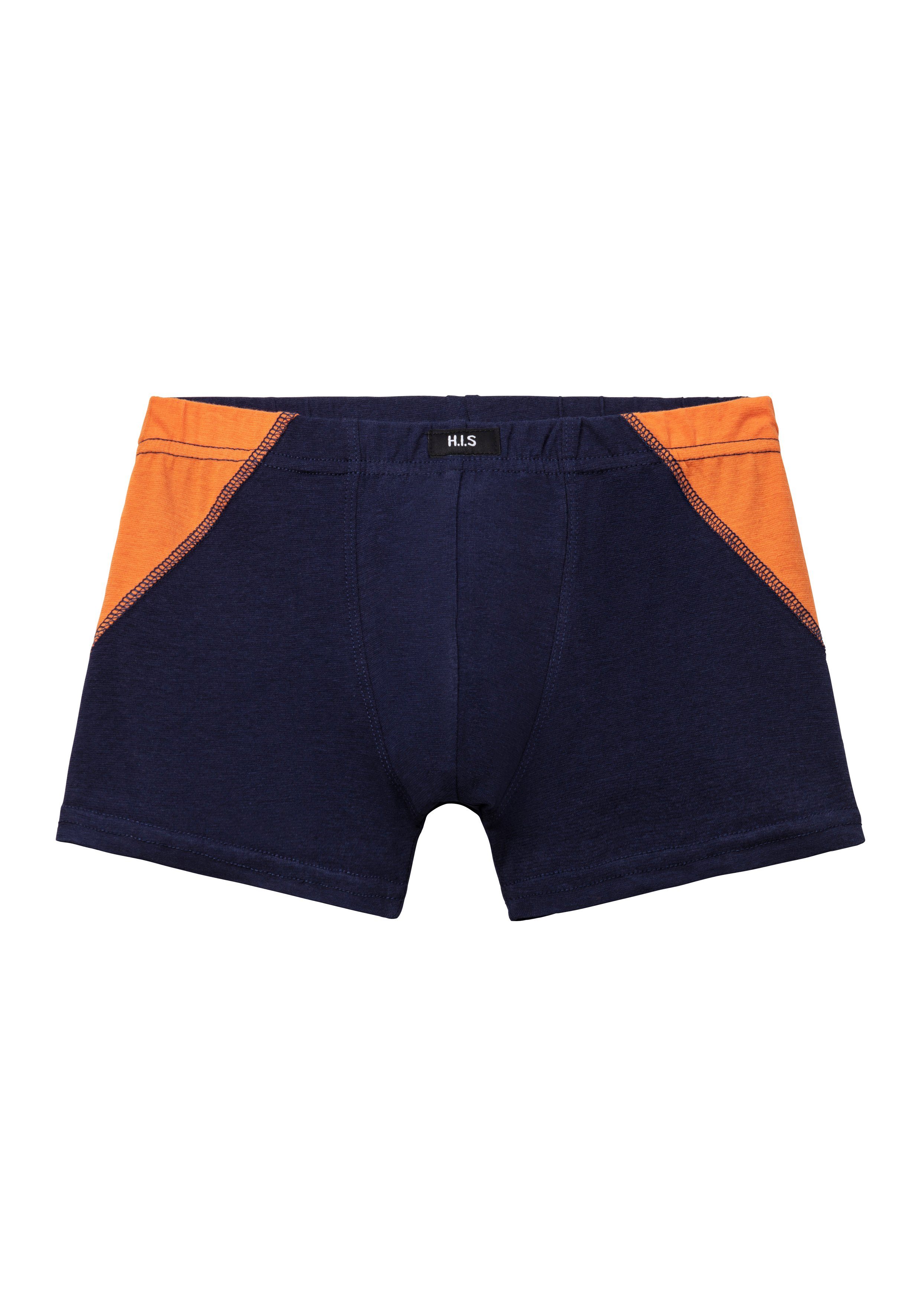 H.I.S Boxer Boxershorts für Jungen (Packung, 4-St) mit Colorblocking, Baumwollmischung – Bild 4 von 5