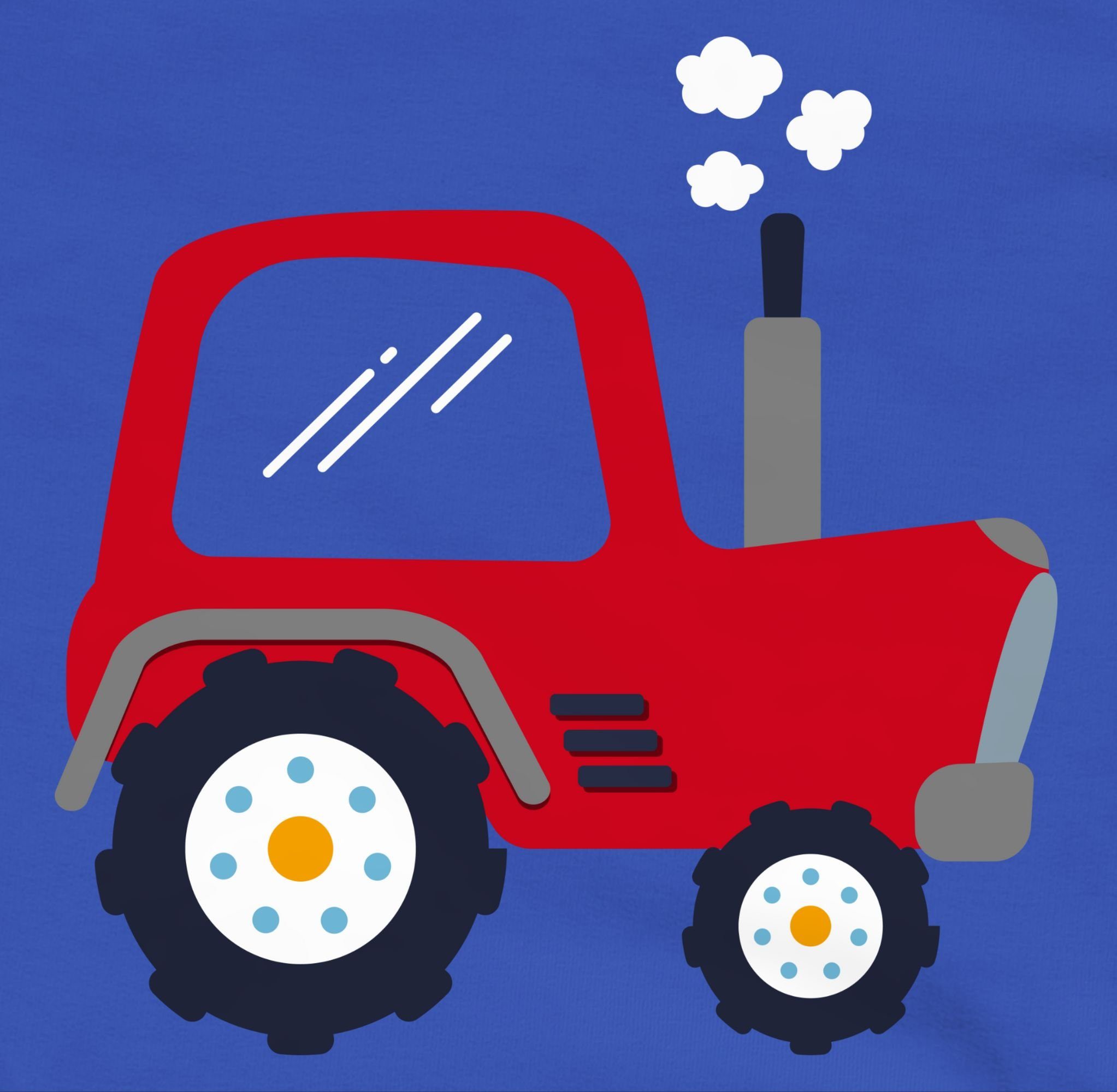 Hoodie Kinder Traktor Traktor Shirtracer Royalblau 2