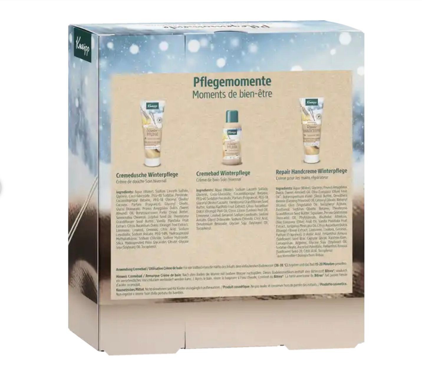 Kneipp Pflege-Geschenkset Pflegemomente Geschenkset, 3-tlg.