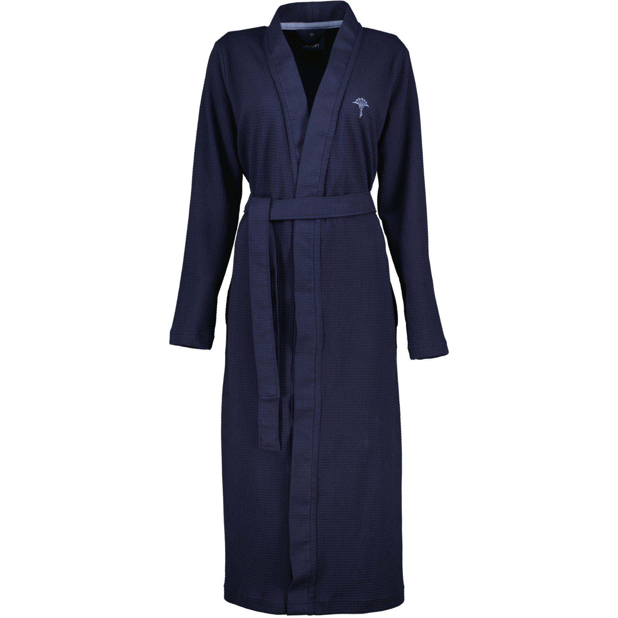 Joop! Damenbademantel Pique 1657 Kimono Pique, Kimono, 100% Baumwolle Blau | Damen Bademäntel