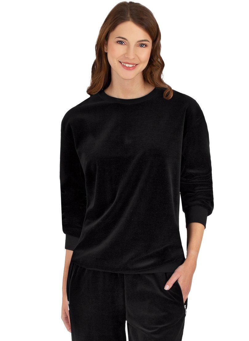 Trigema Sweatshirt TRIGEMA Nicki-Shirt günstig online kaufen