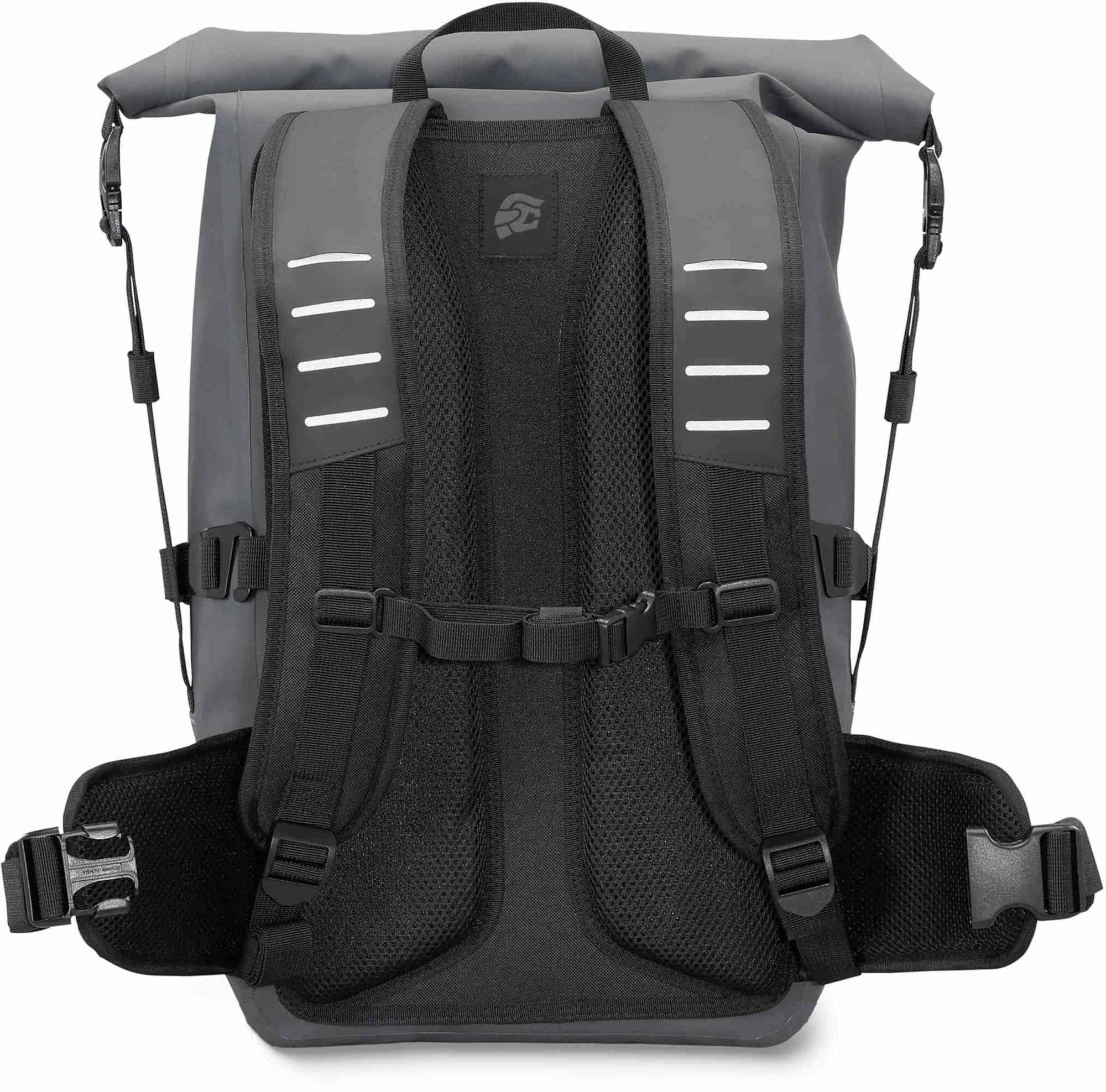 FC-Moto Freizeitrucksack Ever-ST Roll-Top 26 L wasserdichter Rucksack, Molle Befestigungssystem,reflektierende Elemente