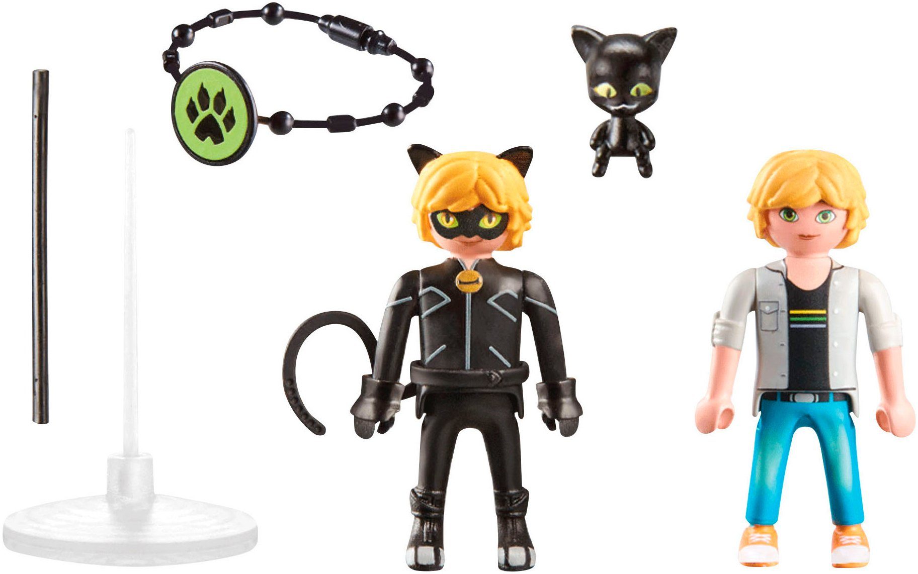 Playmobil® Miraculous: Adrien & Cat Noir (71337), Miraculous Konstruktions- günstig online kaufen