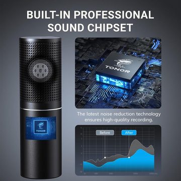 TONOR Streaming-Mikrofon, USB Gaming Mikrofon Kit für Streaming, Podcasts YouTube, Twitch, PS4/5