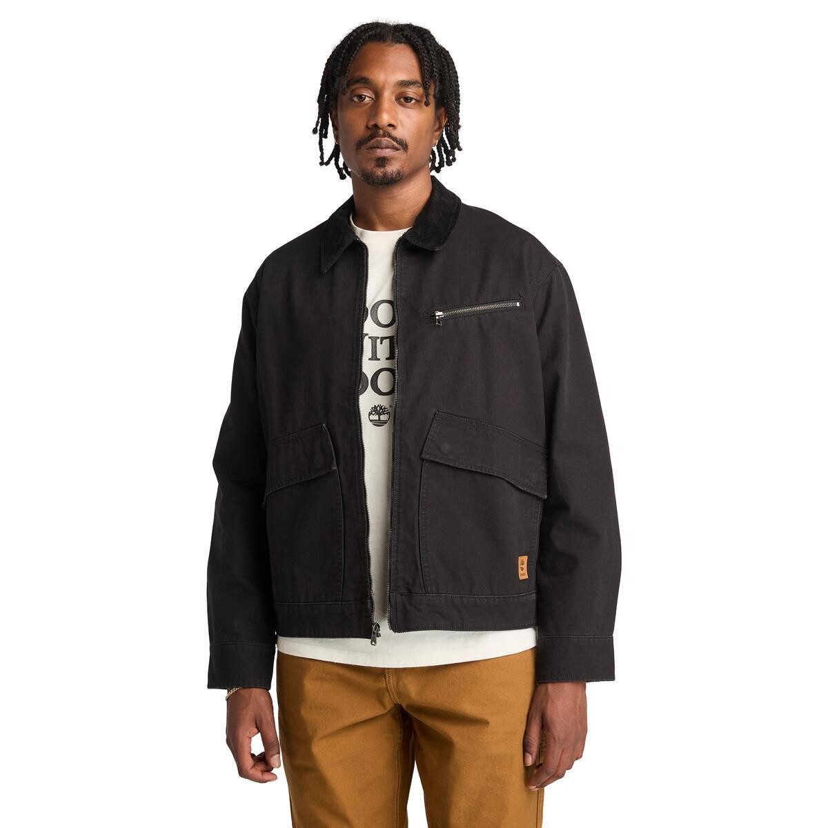 Timberland Kurzjacke Strafford Washed Canvas Jacket (1-St) in großen Größen