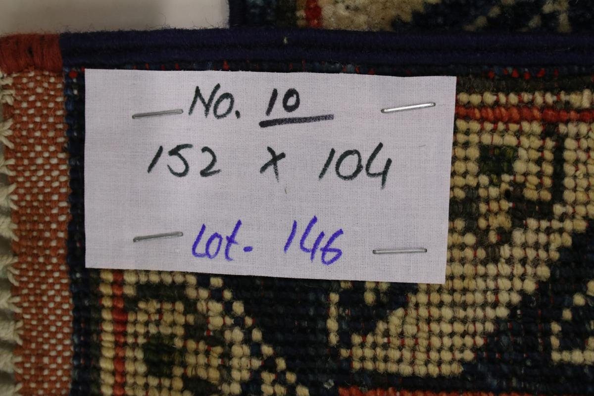 6 Nain 105x151 Orientteppich Trading, Orientteppich, rechteckig, Höhe: Ersari Handgeknüpfter mm Afghan