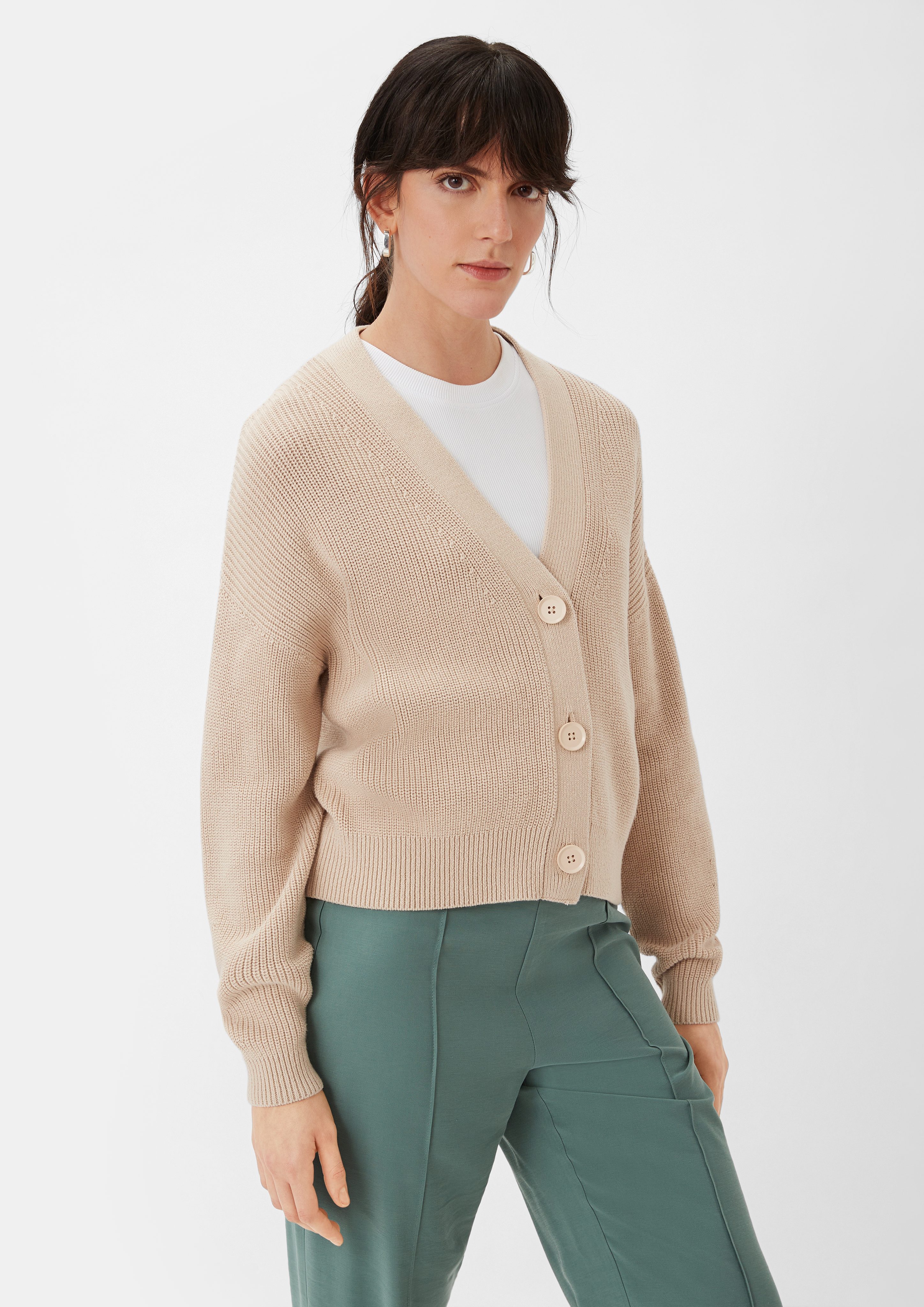 Strickjacke Strickjacke aus Baumwolle