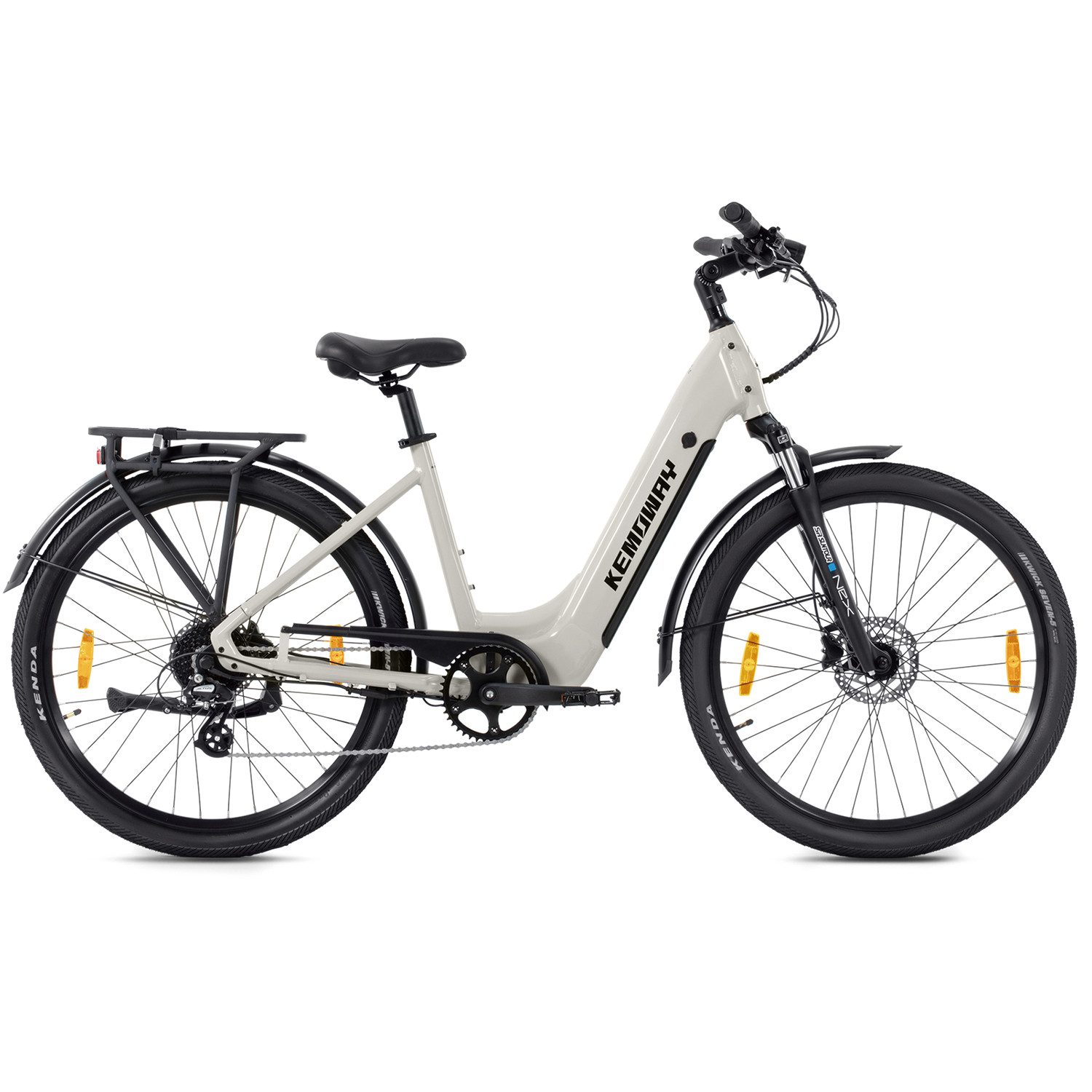 KEMOWAY E-Bike Cityrad E-Bike 27,5 Zoll City E-Bike 250W Heckmotor 48V 720Wh Akku K5R, 8 Gang SHIMANO Altus RD-M310-L Schaltwerk, Kettenschaltung, Heckmotor, 720 Wh