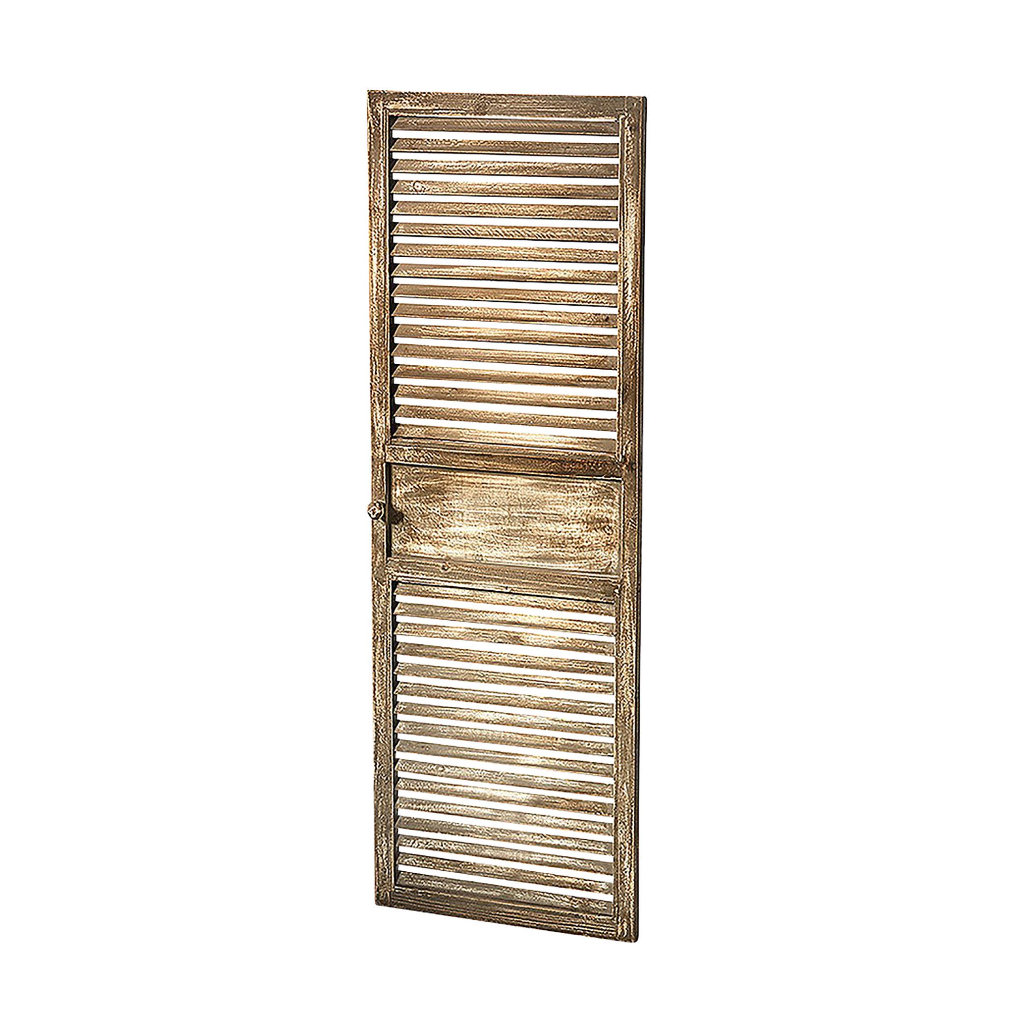 Dekoobjekt Deko Fensterladen gray vintage - 40x115 cm