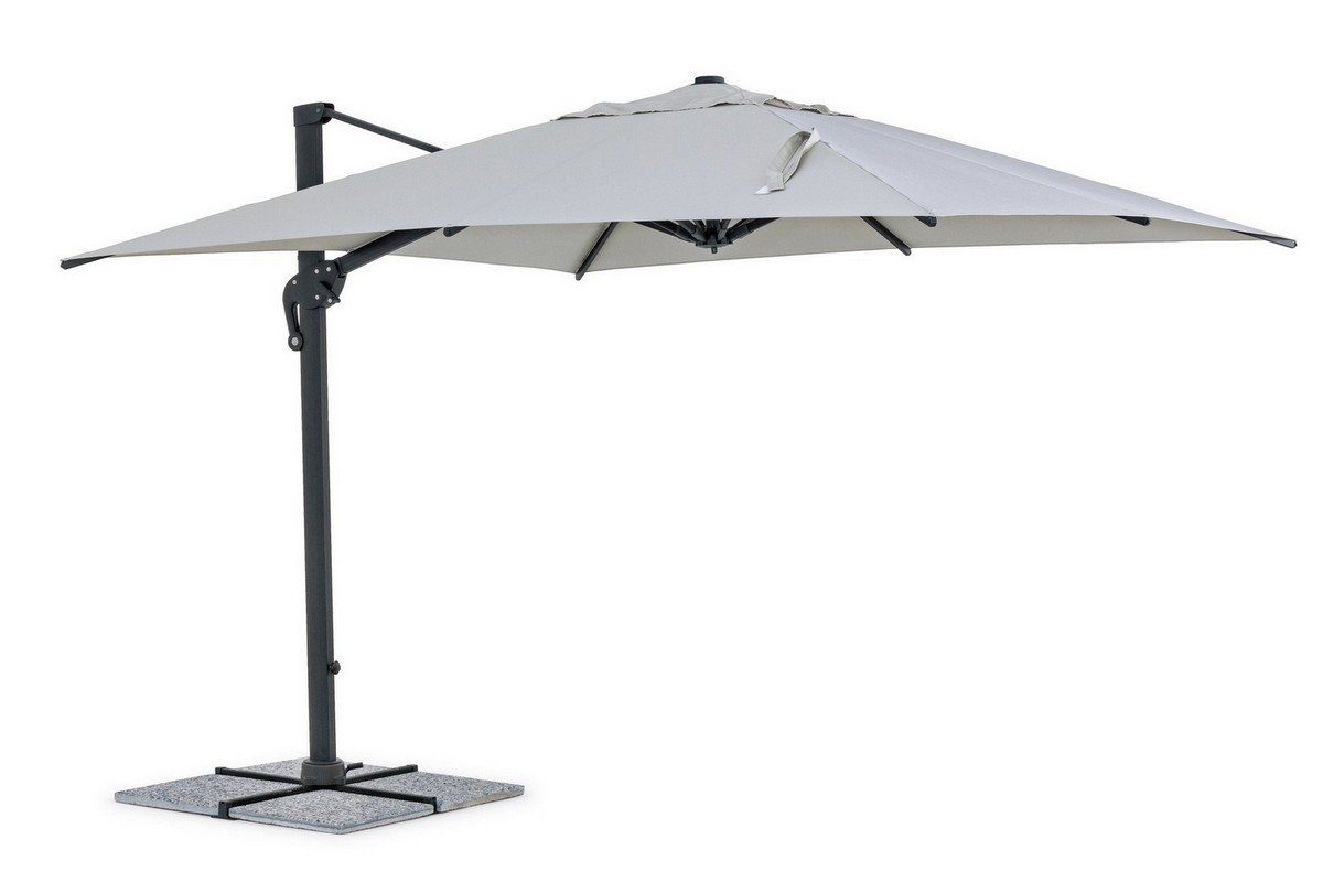 Ampelschirm Ampelschirm Ines 300x251x300cm Aluminium Schirm Sonnenschirm Garten