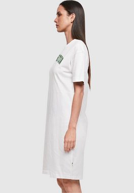 Merchcode Shirtkleid Merchcode Damen Ladies Boston Organic Oversized Slit Tee Dress (1-tlg)