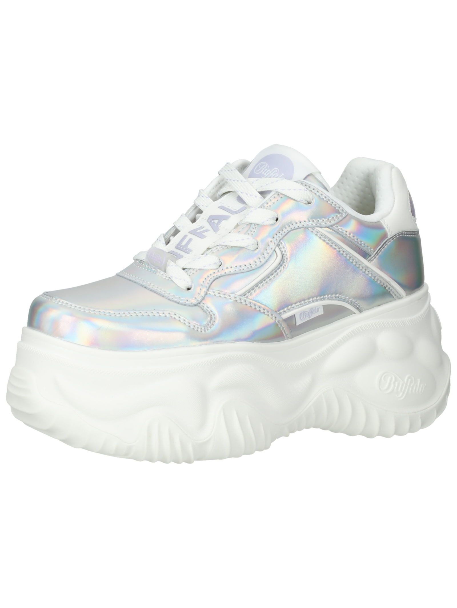 Sneaker Lederimitat Plateausneaker
