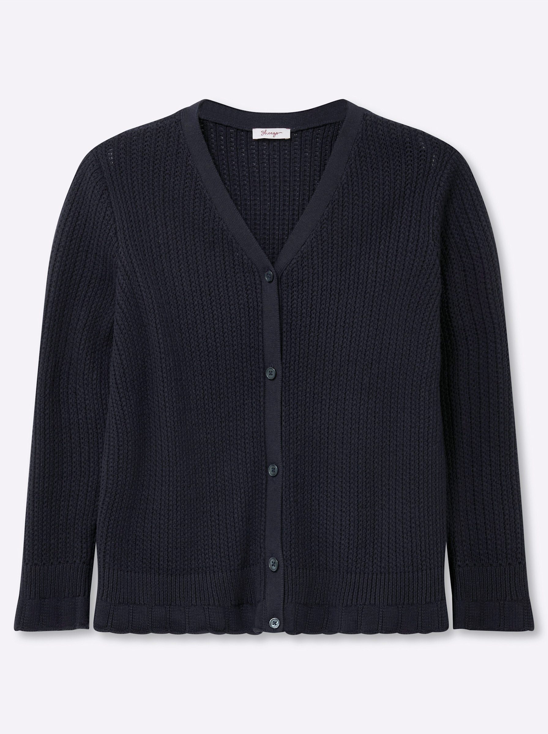 Strickjacke Strickjacke Langarm Ajour