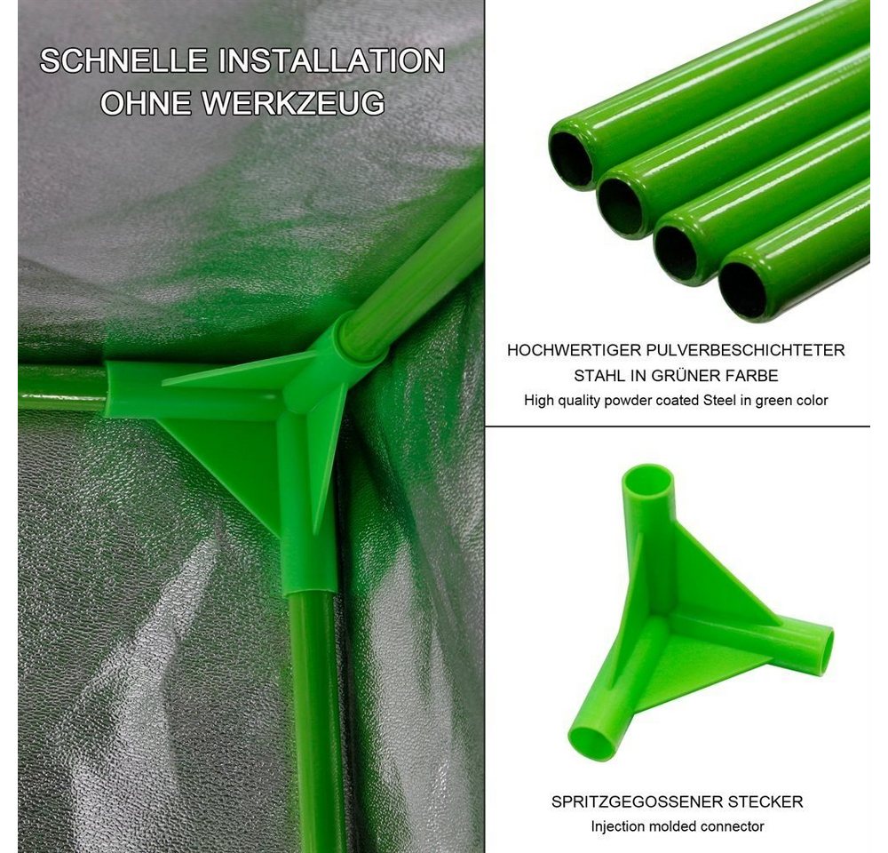 Melko Gewächshaus Gewächshaus Growbox ... Melko Gewächshaus Gewächshaus Growbox ...