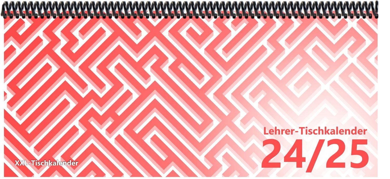 Tischkalender Lehrer - Tischkalender 2024/25